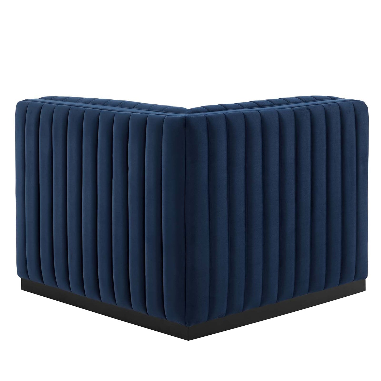 Conjure Channel Tufted Performance Velvet Left Corner Chair By Modway - EEI-5496 | Sofas - 21