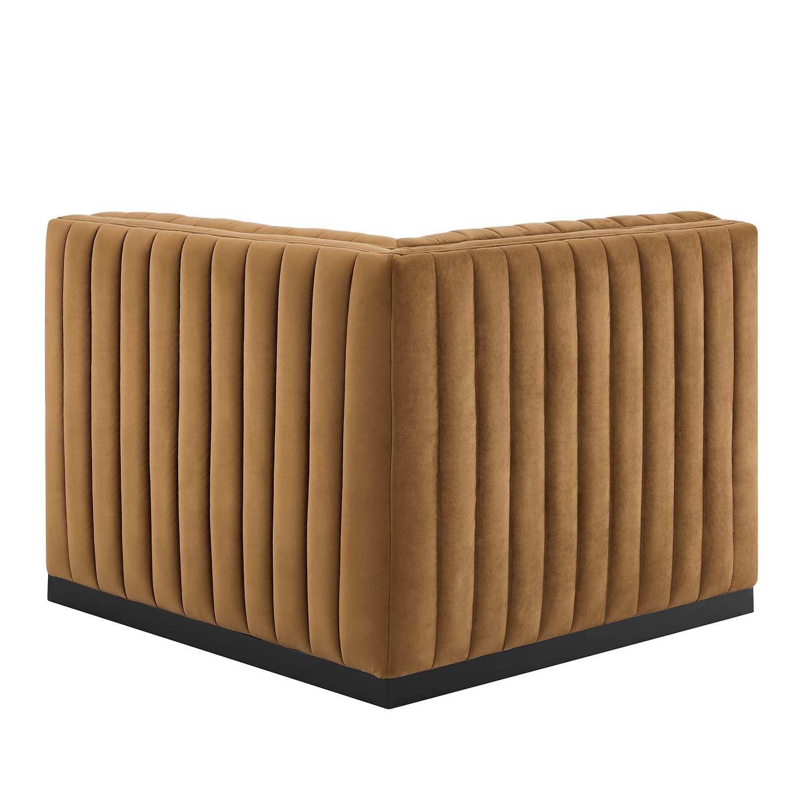 Conjure Channel Tufted Performance Velvet Right Corner Chair By Modway - EEI-5498 | Sofas - 4