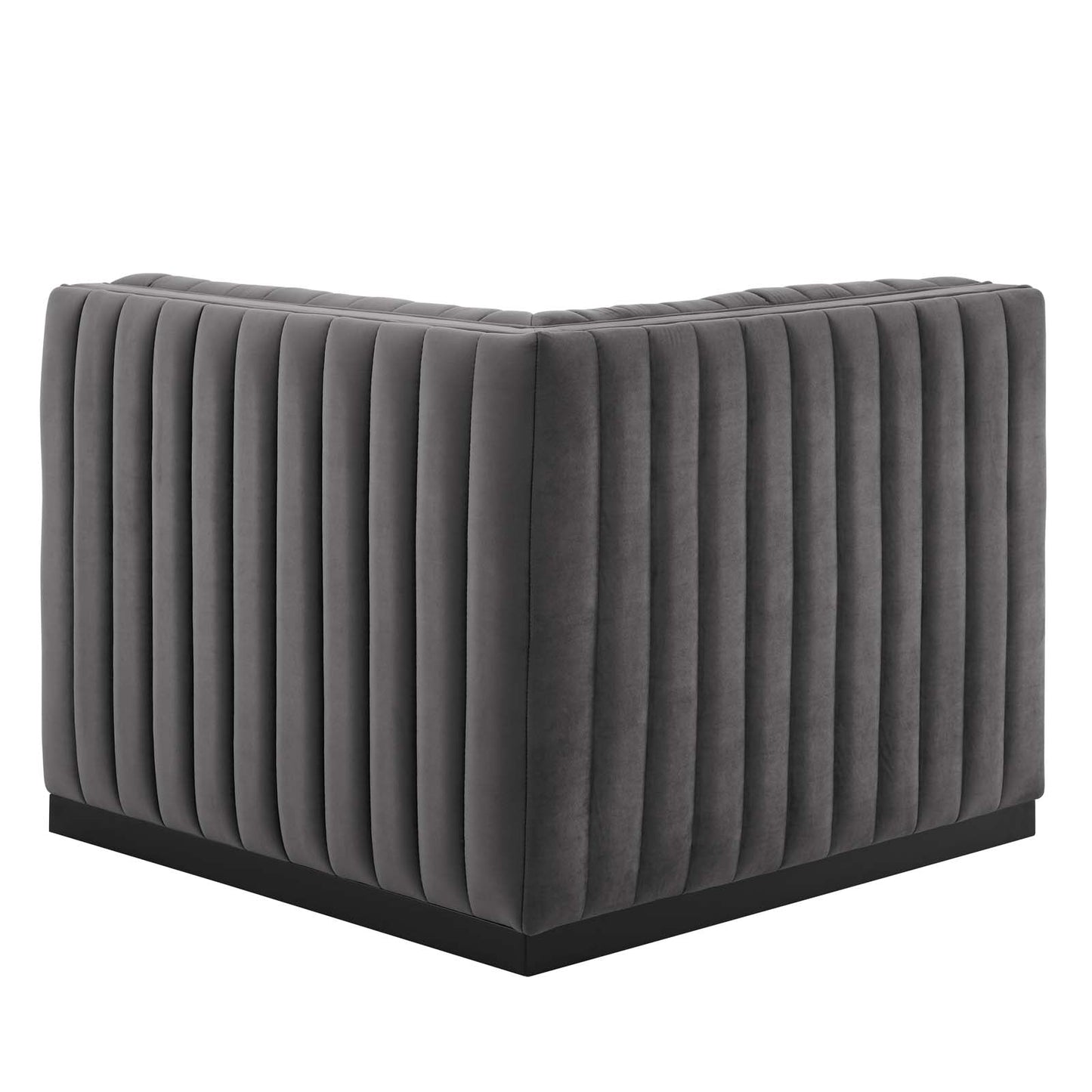 Conjure Channel Tufted Performance Velvet Right Corner Chair By Modway - EEI-5498 | Sofas - 15