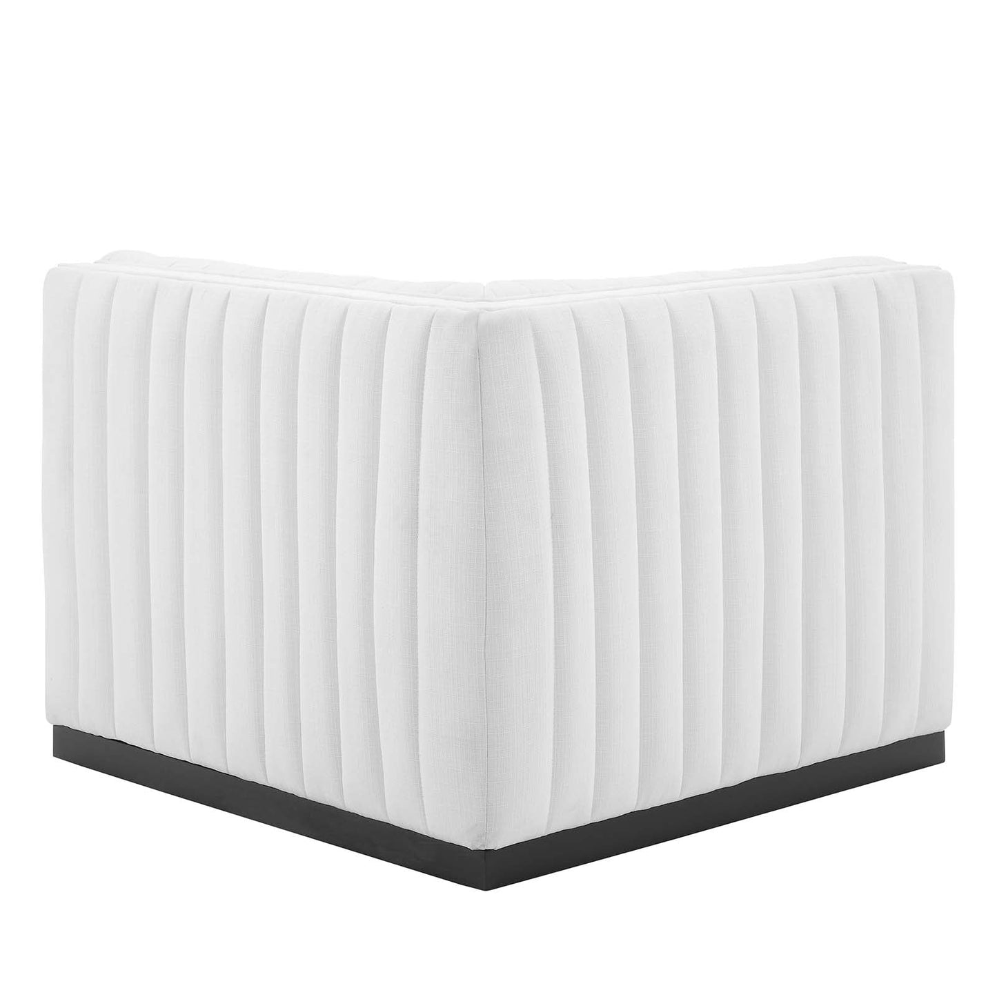 Conjure Channel Tufted Upholstered Fabric Right Corner Chair By Modway - EEI-5499 | Sofas - 16