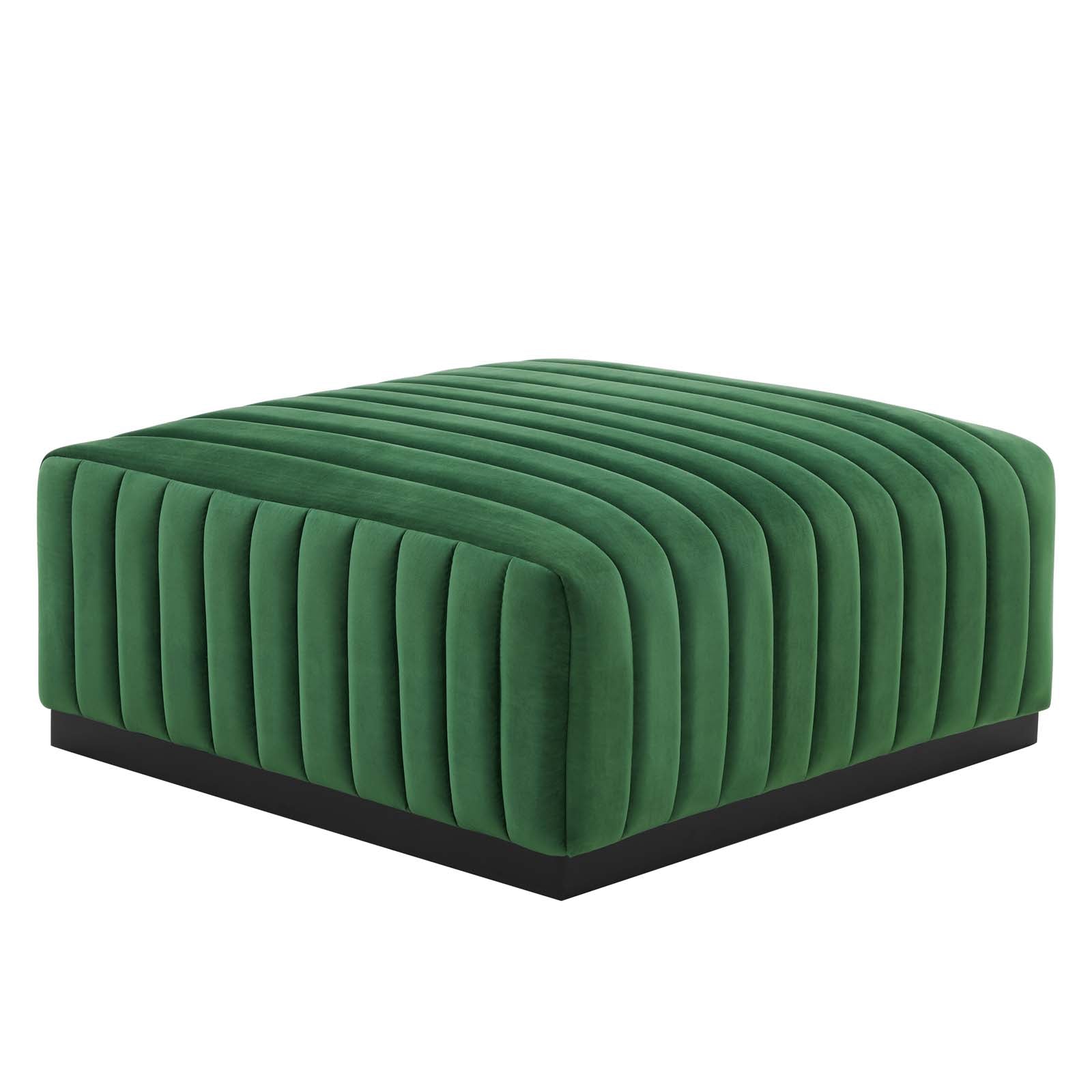Conjure Channel Tufted Performance Velvet Ottoman By Modway - EEI-5500 | Ottomans - 7
