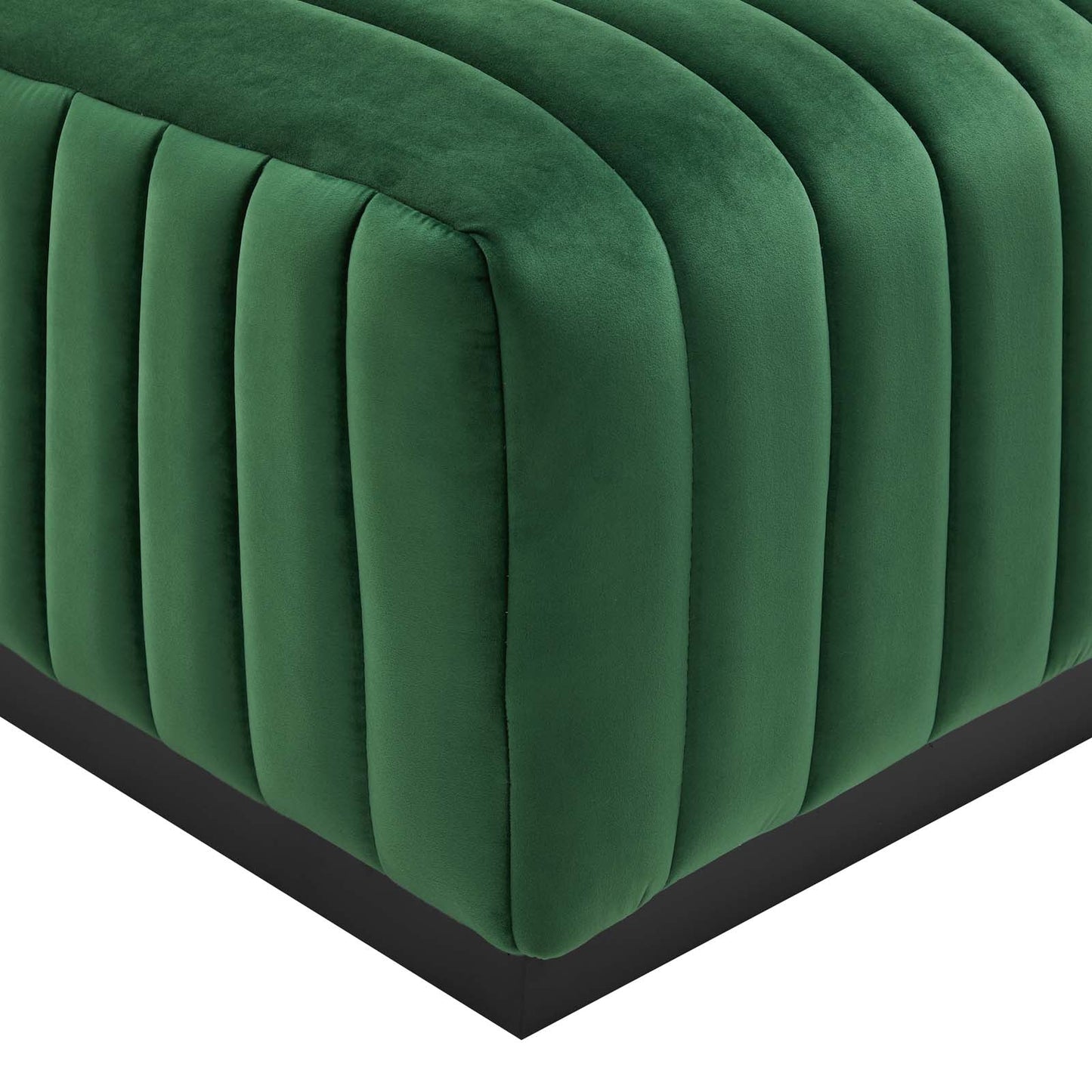 Conjure Channel Tufted Performance Velvet Ottoman By Modway - EEI-5500 | Ottomans - 9