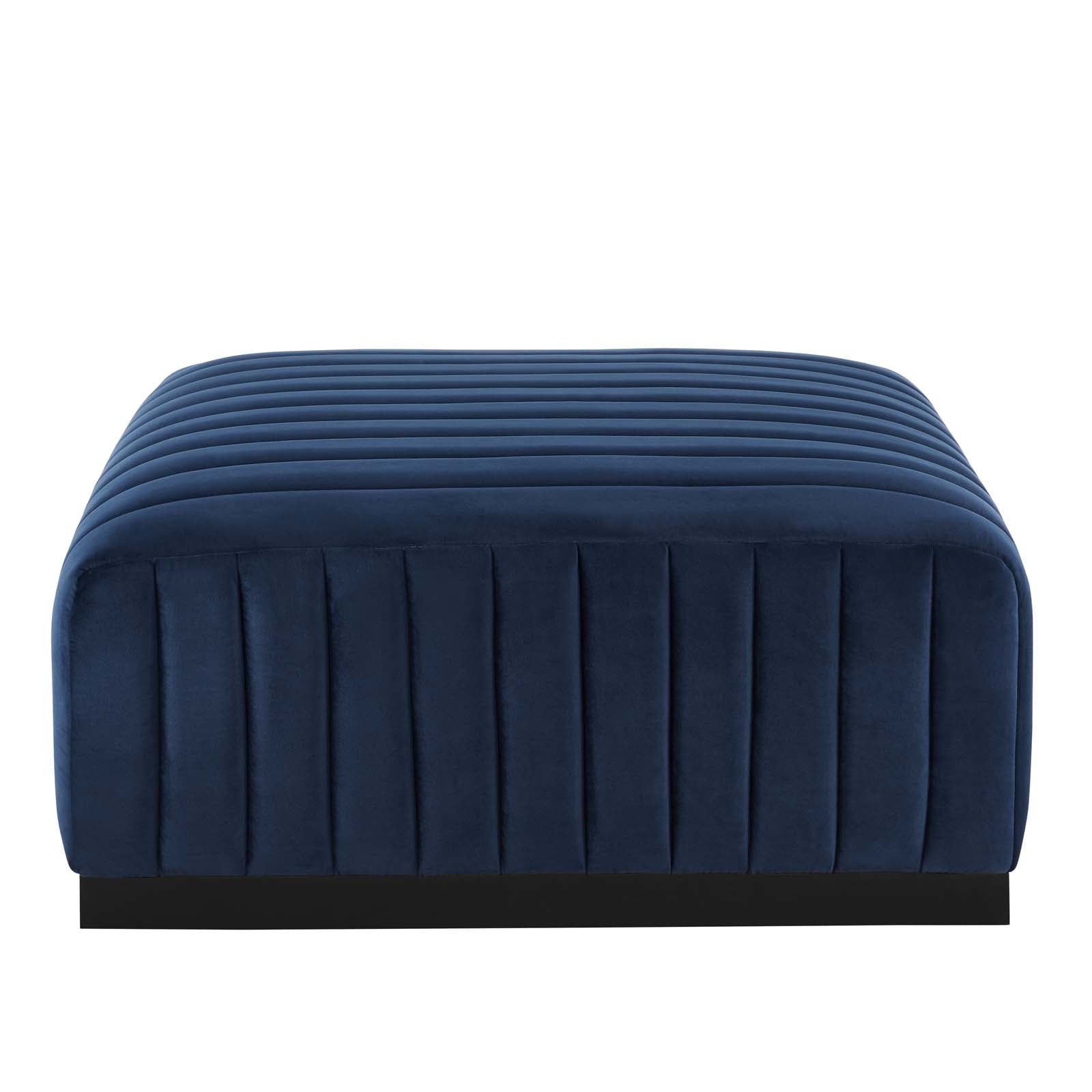 Conjure Channel Tufted Performance Velvet Ottoman By Modway - EEI-5500 | Ottomans - 17
