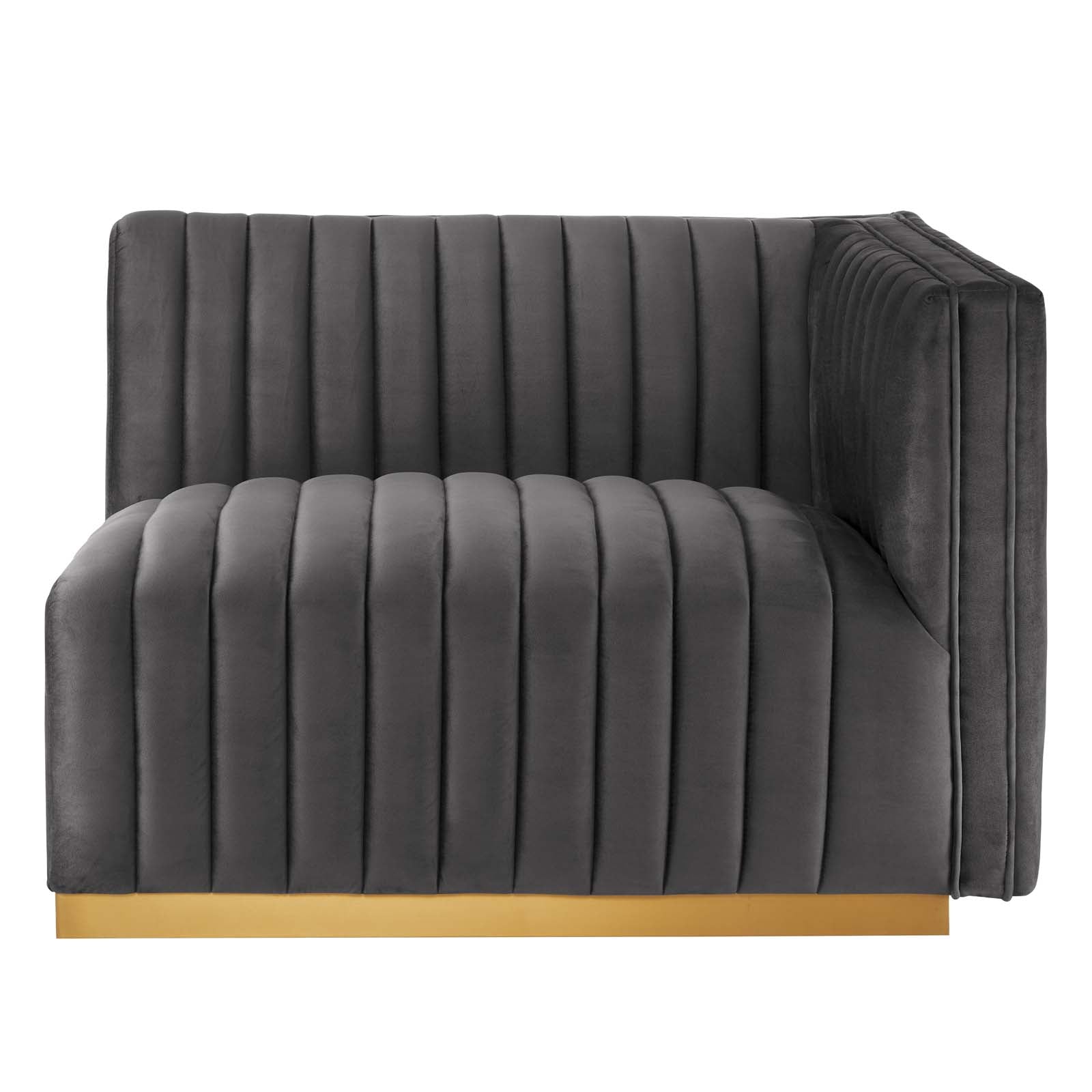 Conjure Channel Tufted Performance Velvet Right-Arm Chair By Modway - EEI-5503 | Armchairs - 14