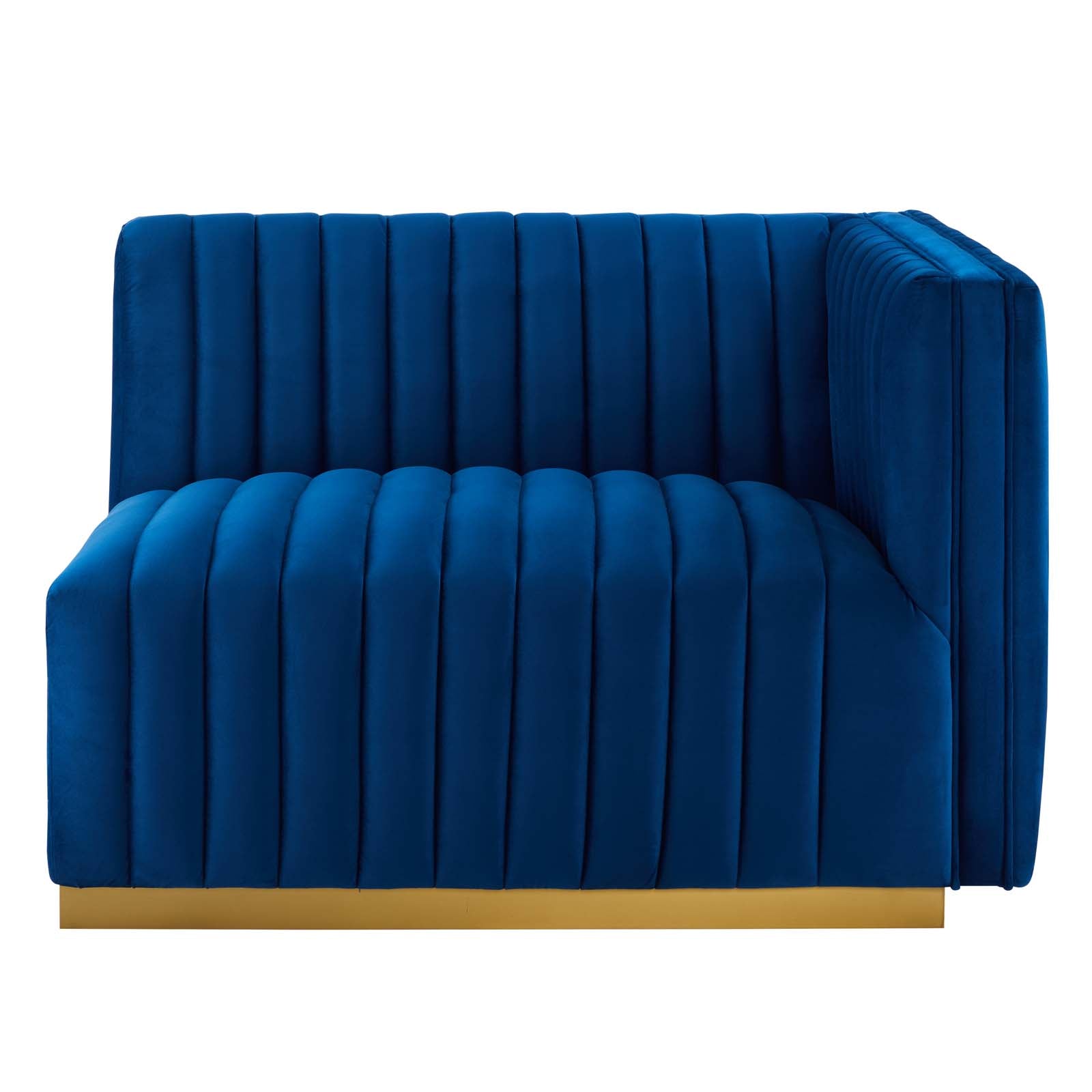 Conjure Channel Tufted Performance Velvet Right-Arm Chair By Modway - EEI-5503 | Armchairs - 20