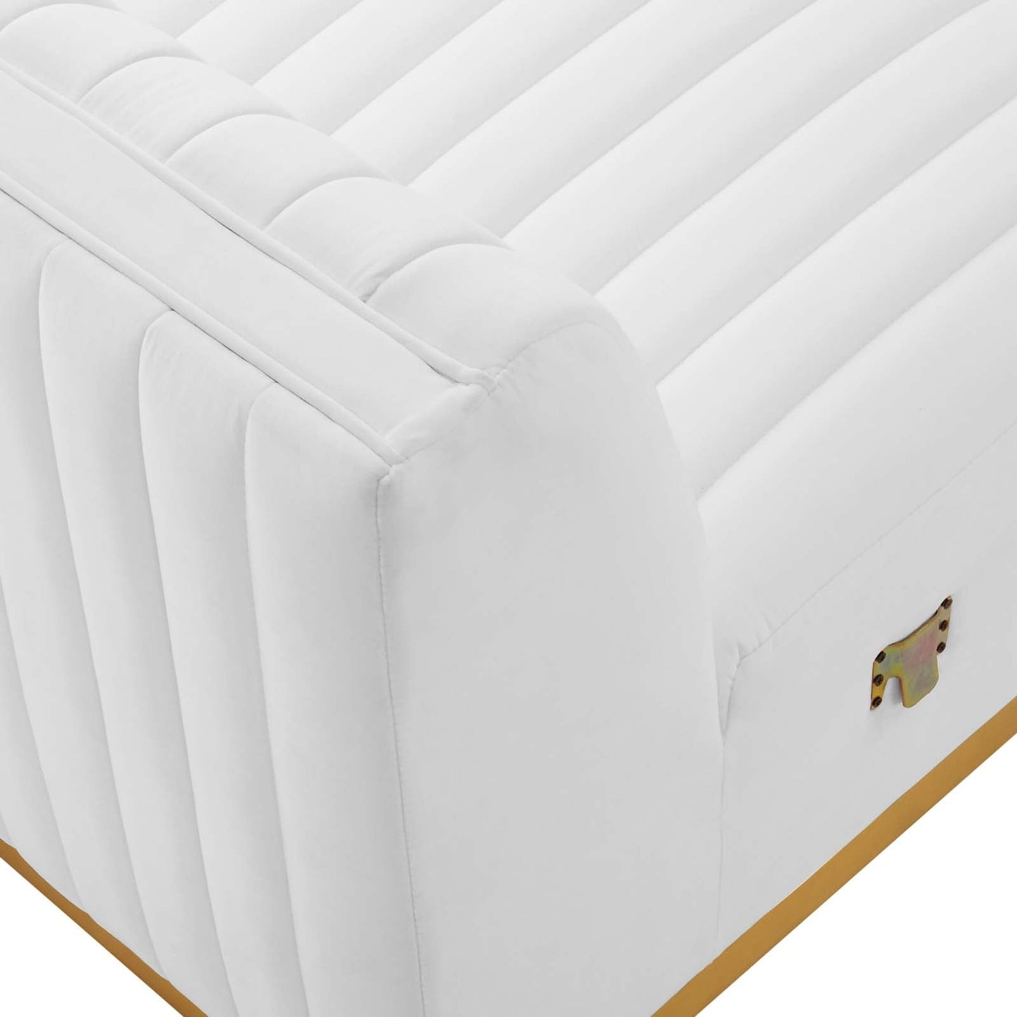 Conjure Channel Tufted Performance Velvet Armless Chair By Modway - EEI-5504 | Lounge Chairs - 33