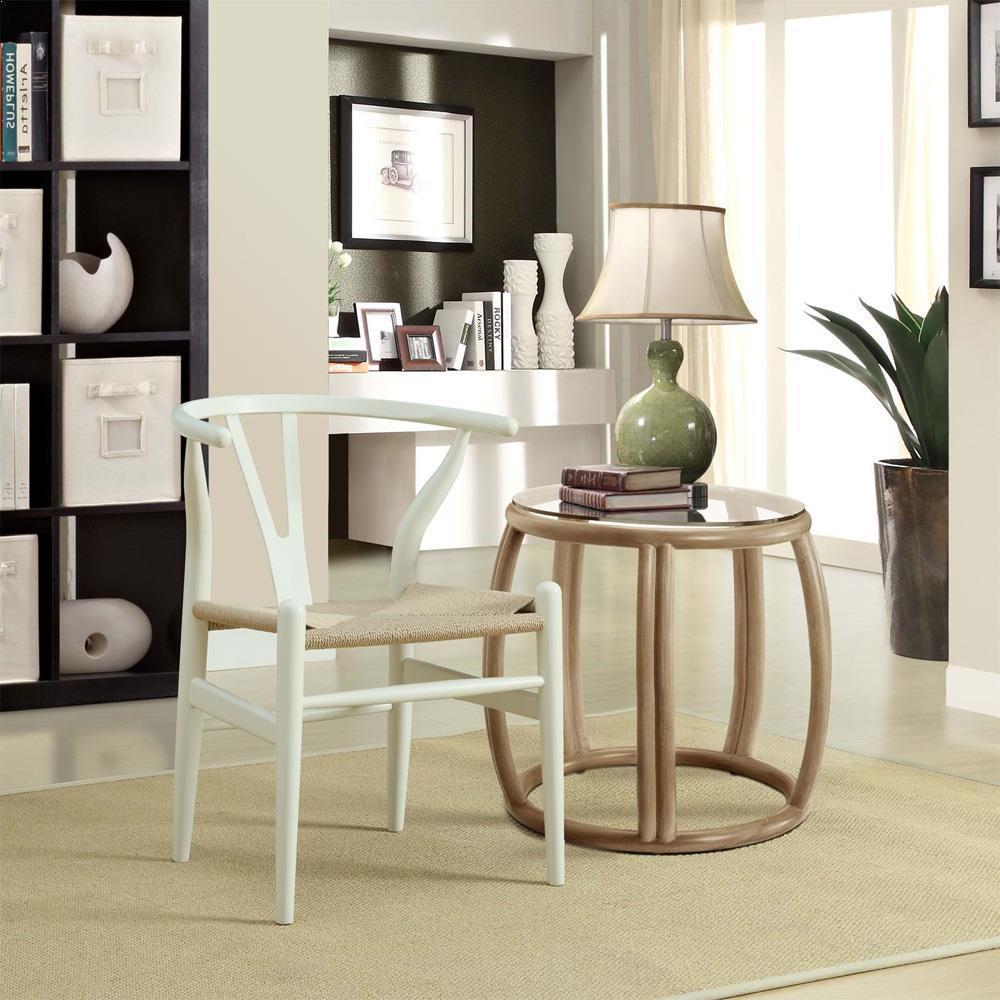 Modway Amish Dining Wood Armchair - White