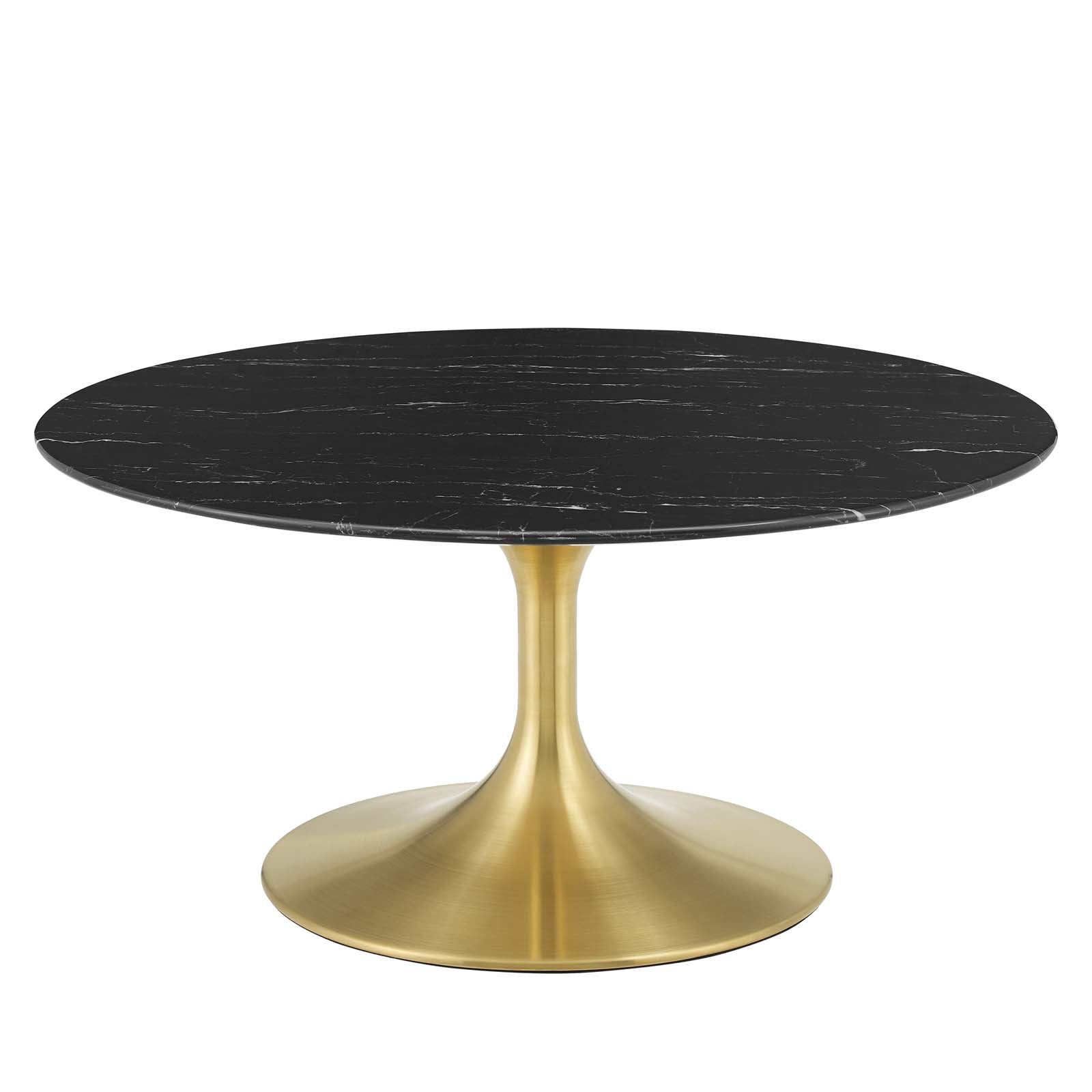 Modway Lippa 36" Artificial Marble Coffee Table | Coffee Tables | Modishstore-2