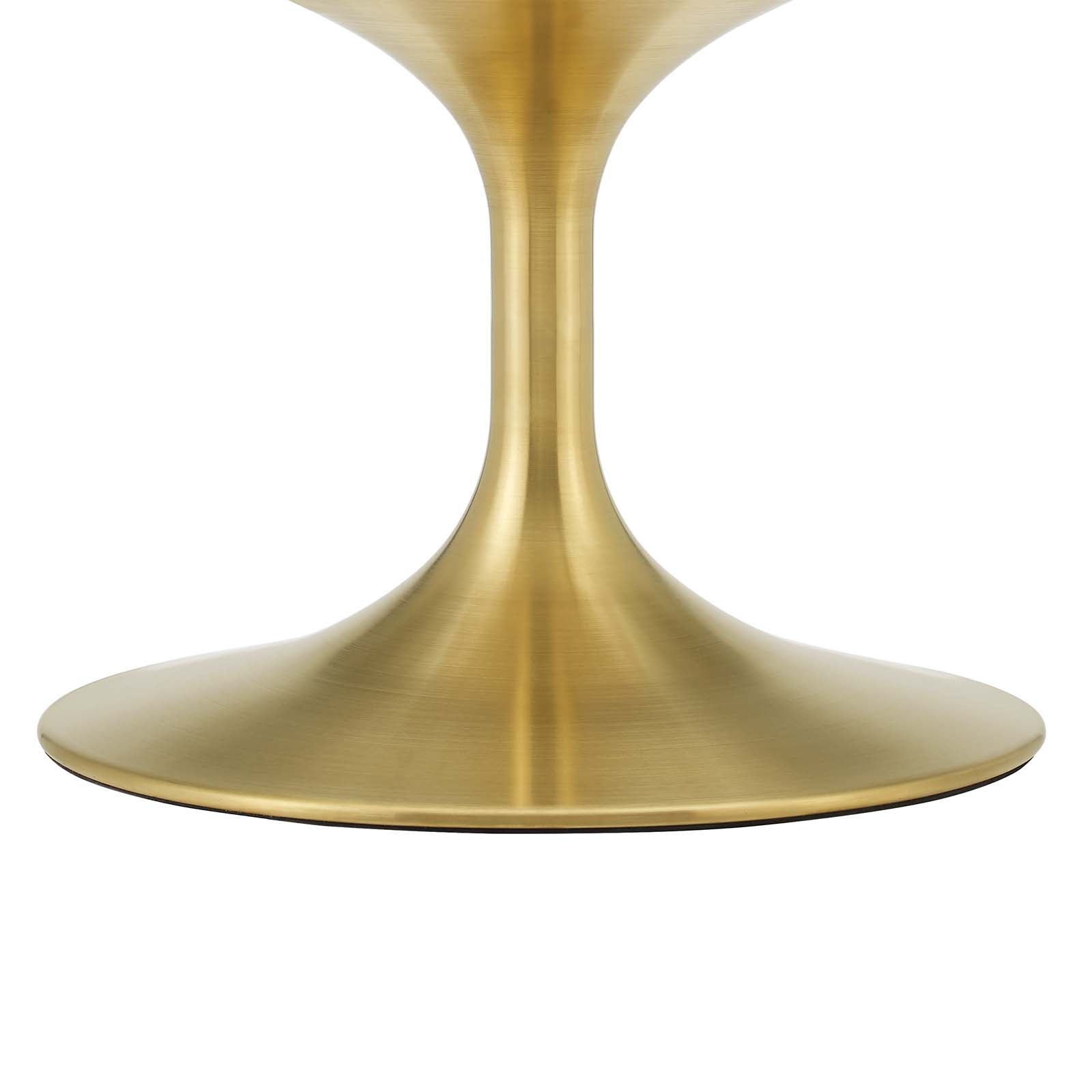 Modway Lippa 42" Oval Artificial Marble Coffee Table | Coffee Tables | Modishstore-4