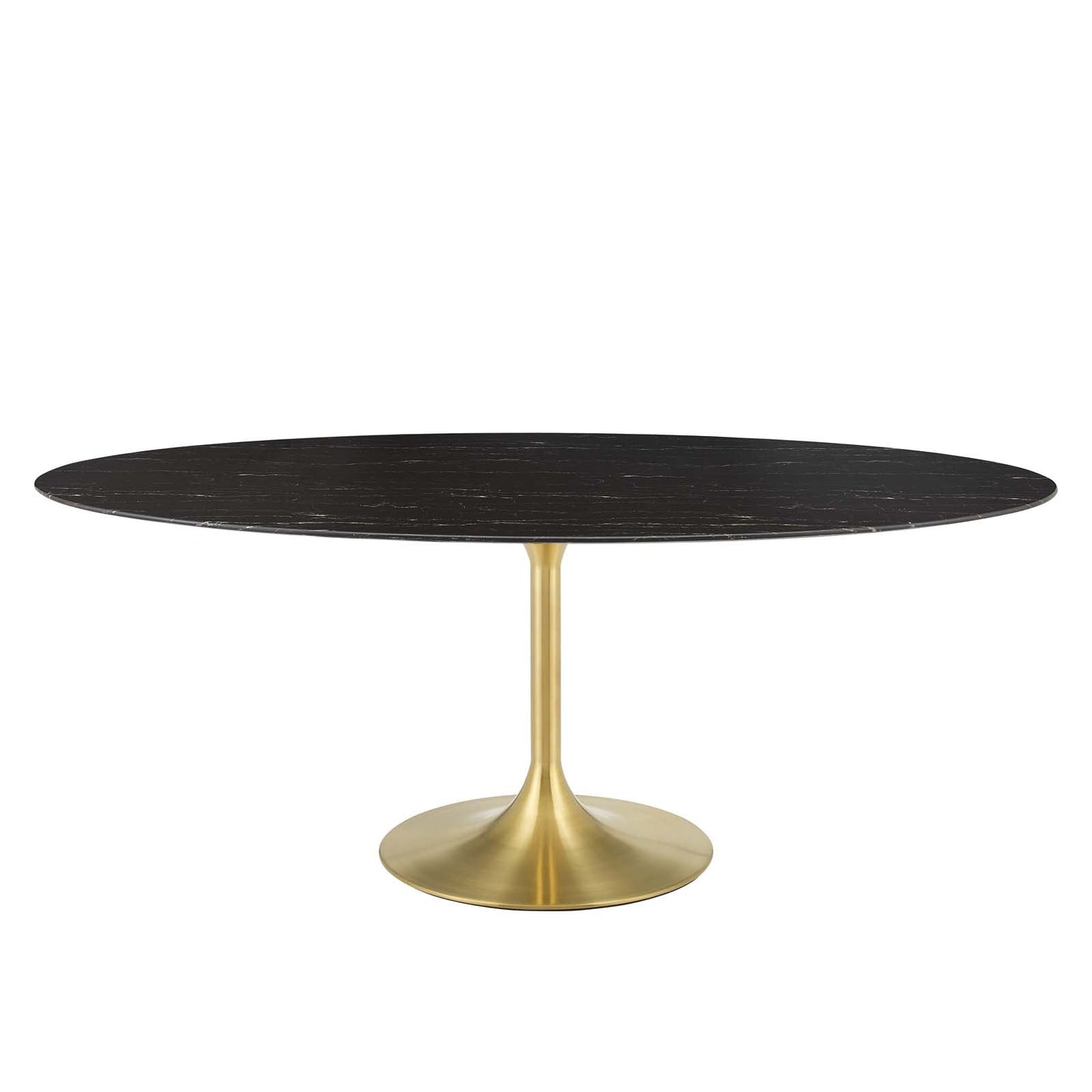 Modway Lippa 78" Oval Artificial Marble Dining Table | Dining Tables | Modishstore-2