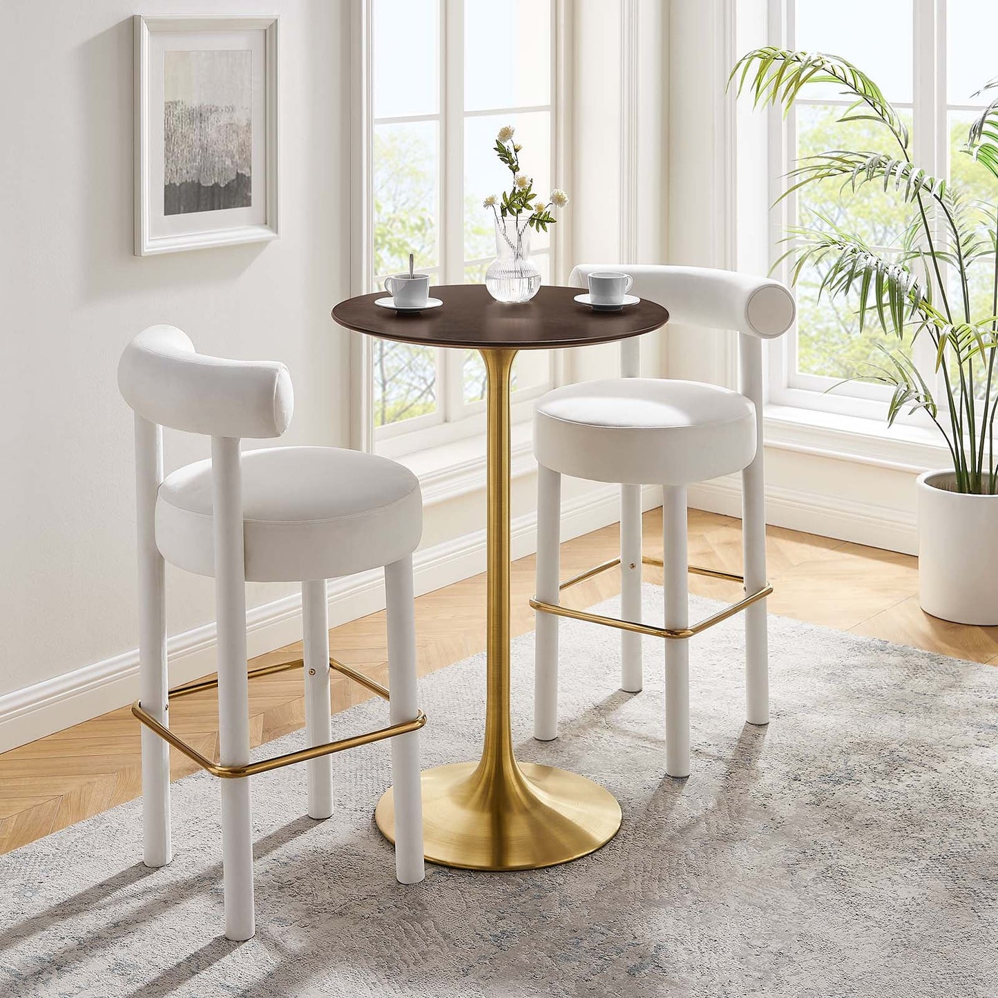 Modway Lippa 28" Wood Bar Table - EEI-5529