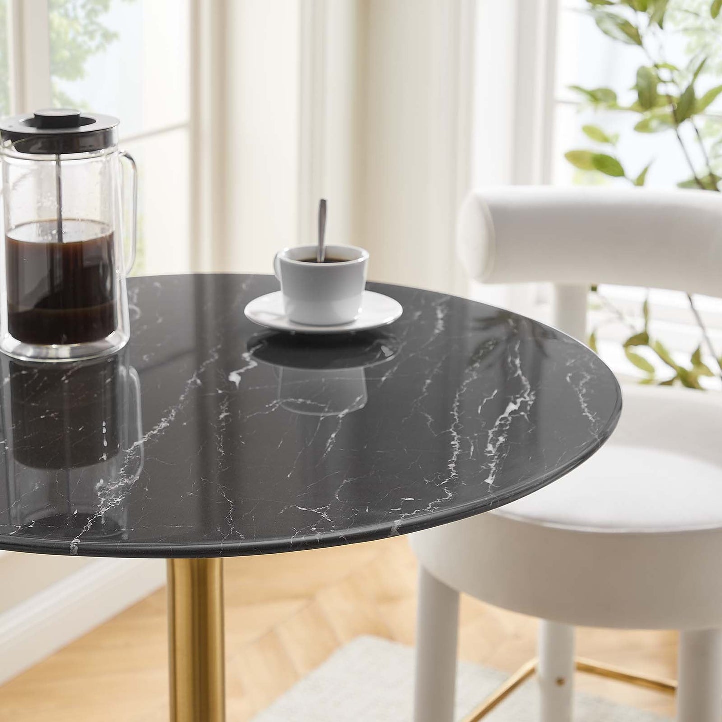 Modway Lippa 28" Artificial Marble Bar Table - EEI-5533