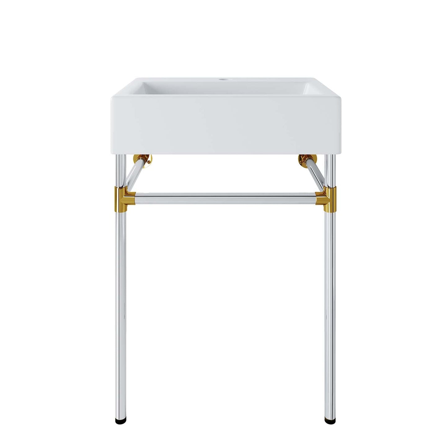 Redeem 24" Silver Stainless Steel Wall-Mount Bathroom Vanity By Modway - EEI-5538 | Bathroom Accessories | Modishstore - 2