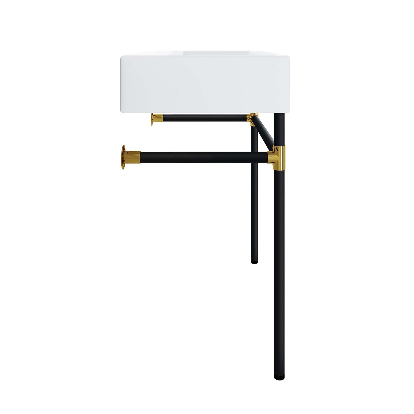 Redeem 32" Black Stainless Steel Wall-Mount Bathroom Vanity By Modway - EEI-5541 | Bathroom Accessories | Modishstore - 5
