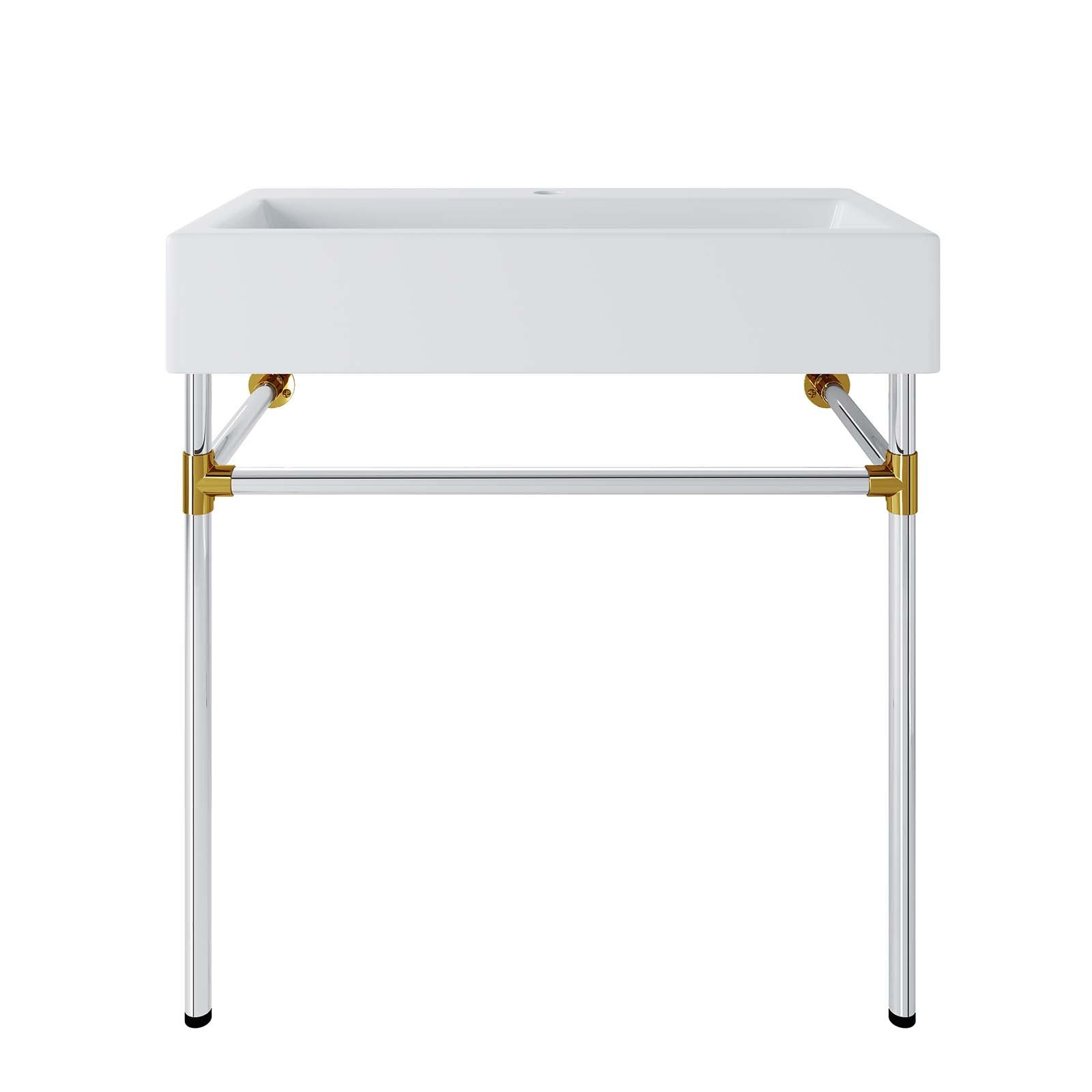Redeem 32" Silver Stainless Steel Wall-Mount Bathroom Vanity By Modway - EEI-5542 | Bathroom Accessories | Modishstore - 2