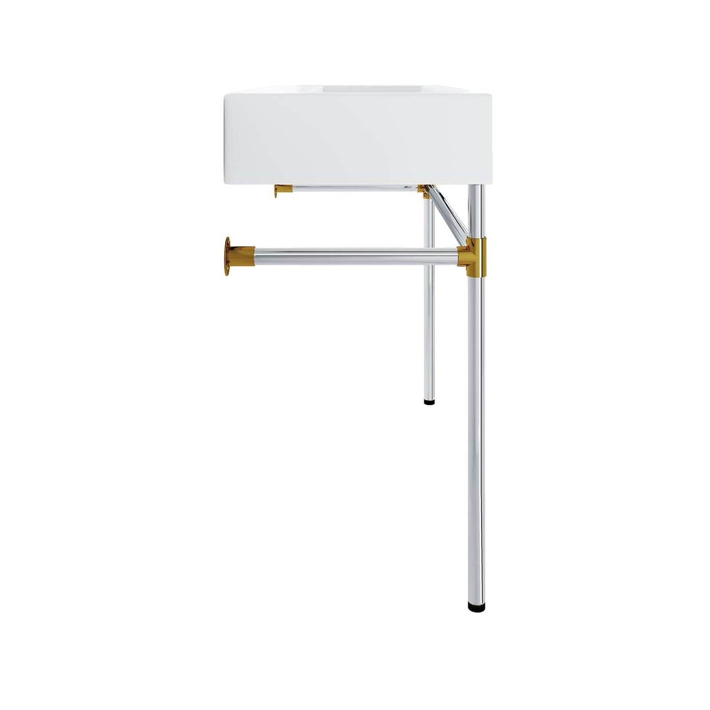 Redeem 40" Silver Stainless Steel Wall-Mount Bathroom Vanity By Modway - EEI-5546 | Bathroom Accessories | Modishstore - 5