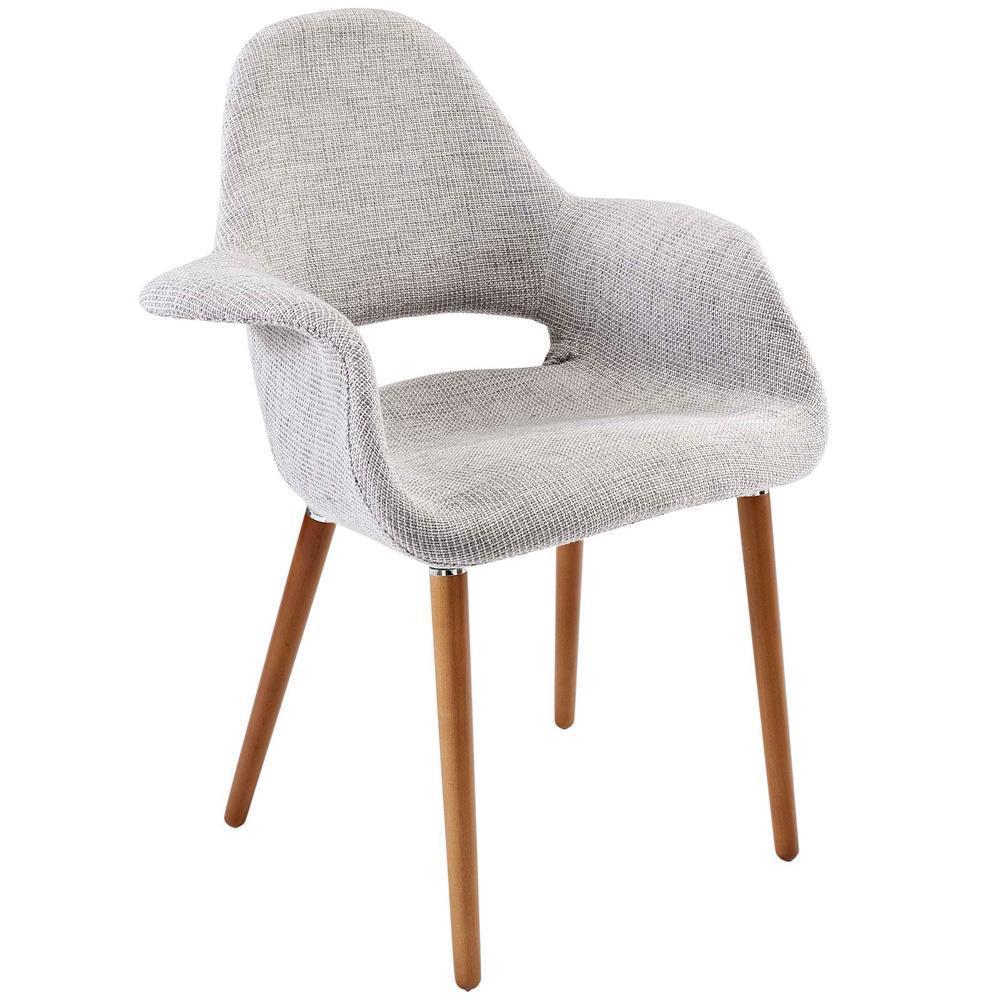Modway Aegis Dining Armchair - Light Gray