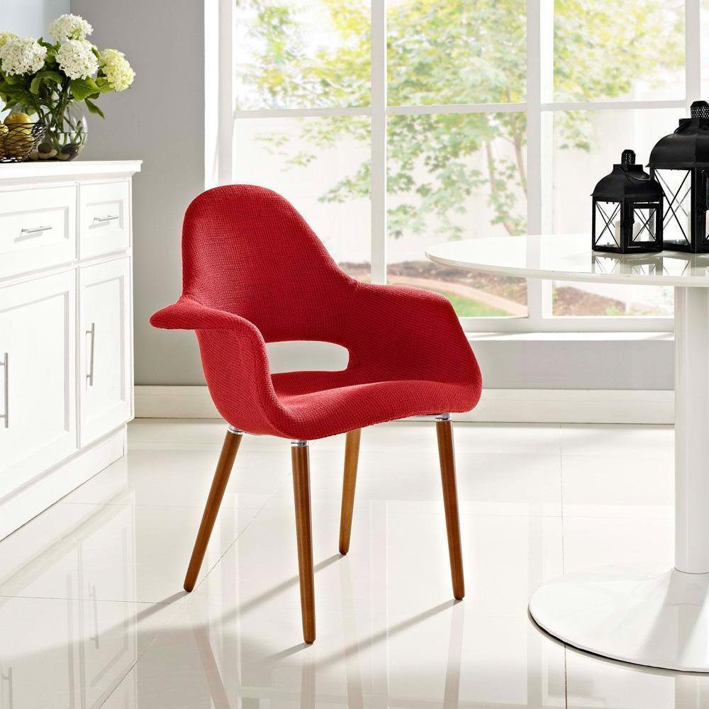 Modway Aegis Dining Armchair - Red