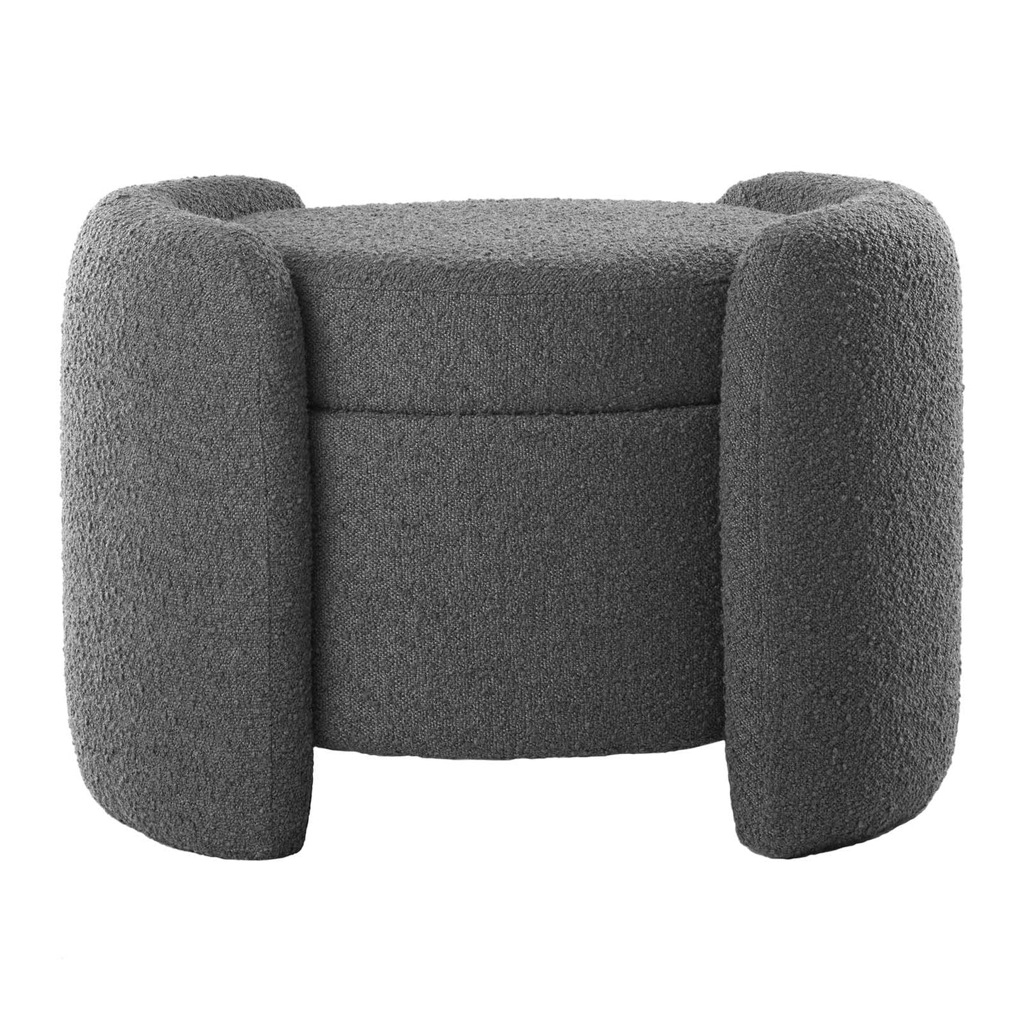 Modway Nebula Boucle Upholstered Upholstered Ottoman | Ottomans | Modishstore-16