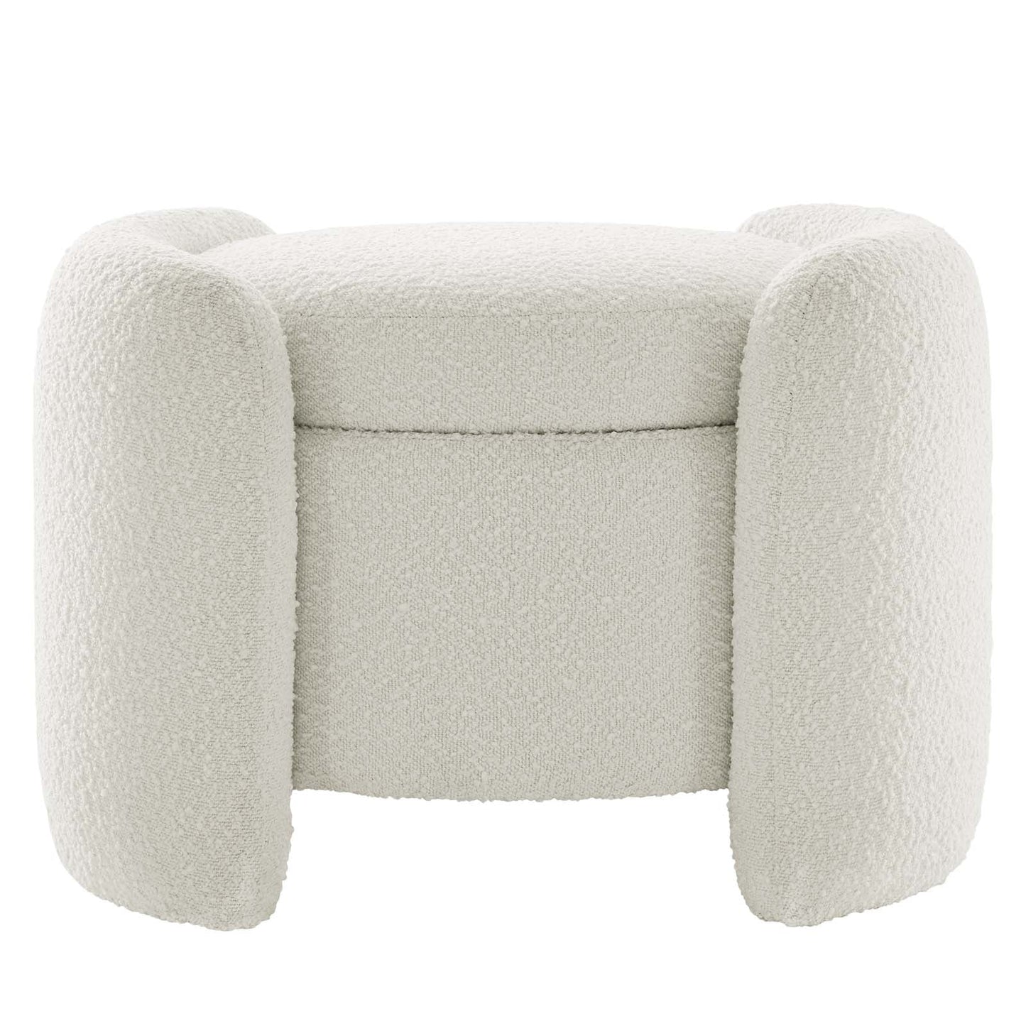 Modway Nebula Boucle Upholstered Upholstered Ottoman | Ottomans | Modishstore-2