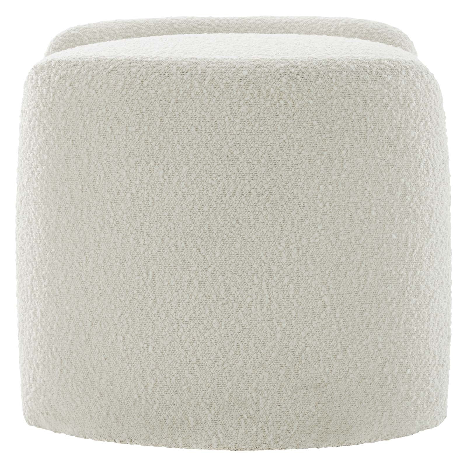 Modway Nebula Boucle Upholstered Upholstered Ottoman | Ottomans | Modishstore-4