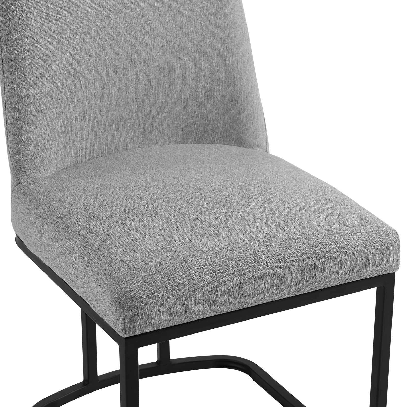 Amplify Sled Base Upholstered Fabric Dining Chairs - Set of 2 By Modway | Dining Chairs | 