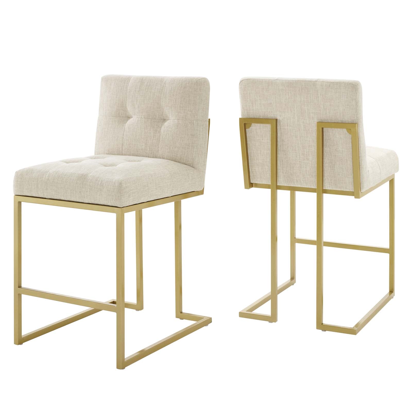 Privy Counter Stool Upholstered Fabric Set of 2 By Modway | Counter Stools | Modishstore