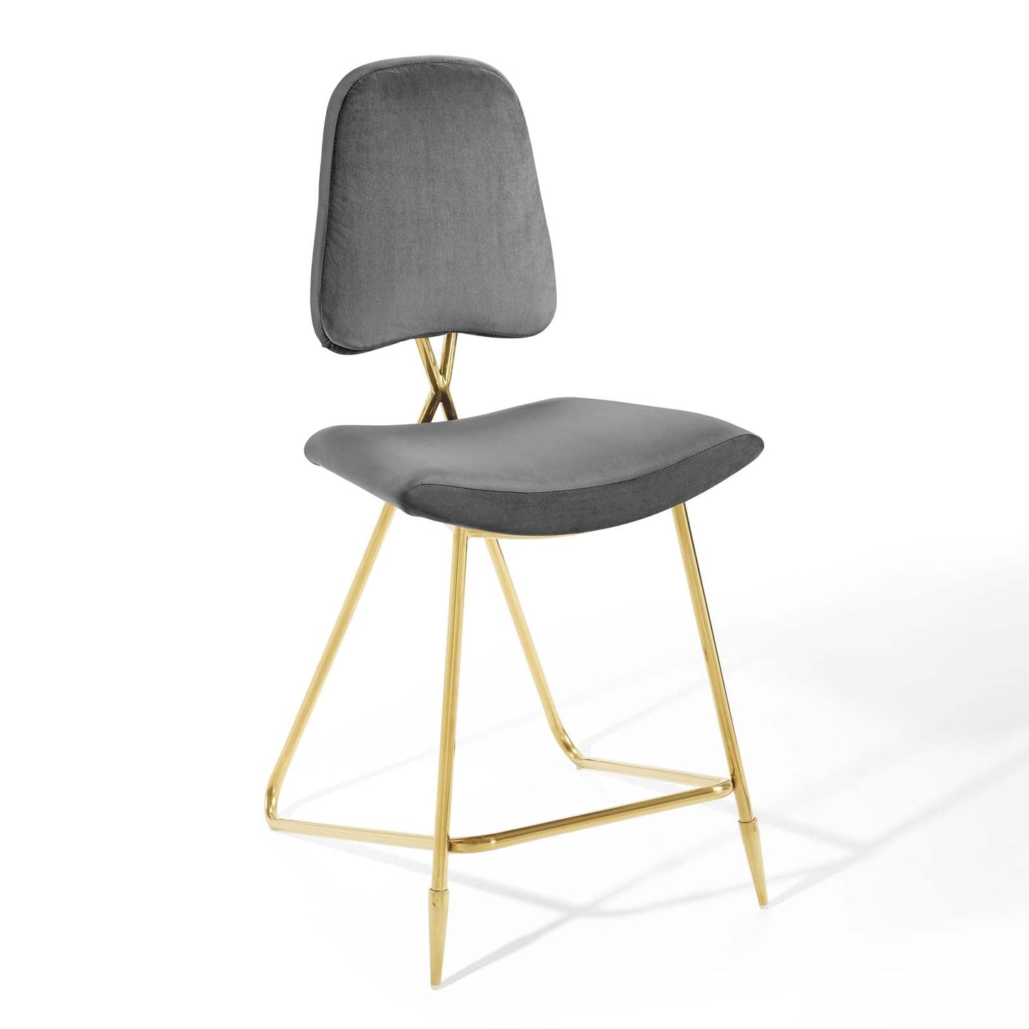Ponder Counter Stool Performance Velvet Set of 2 By Modway | Counter Stools | Modishstore-7
