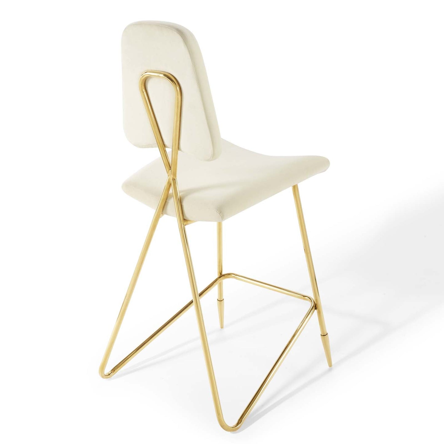 Ponder Bar Stool Performance Velvet Set of 2 By Modway | Bar Stools | Modishstore-11