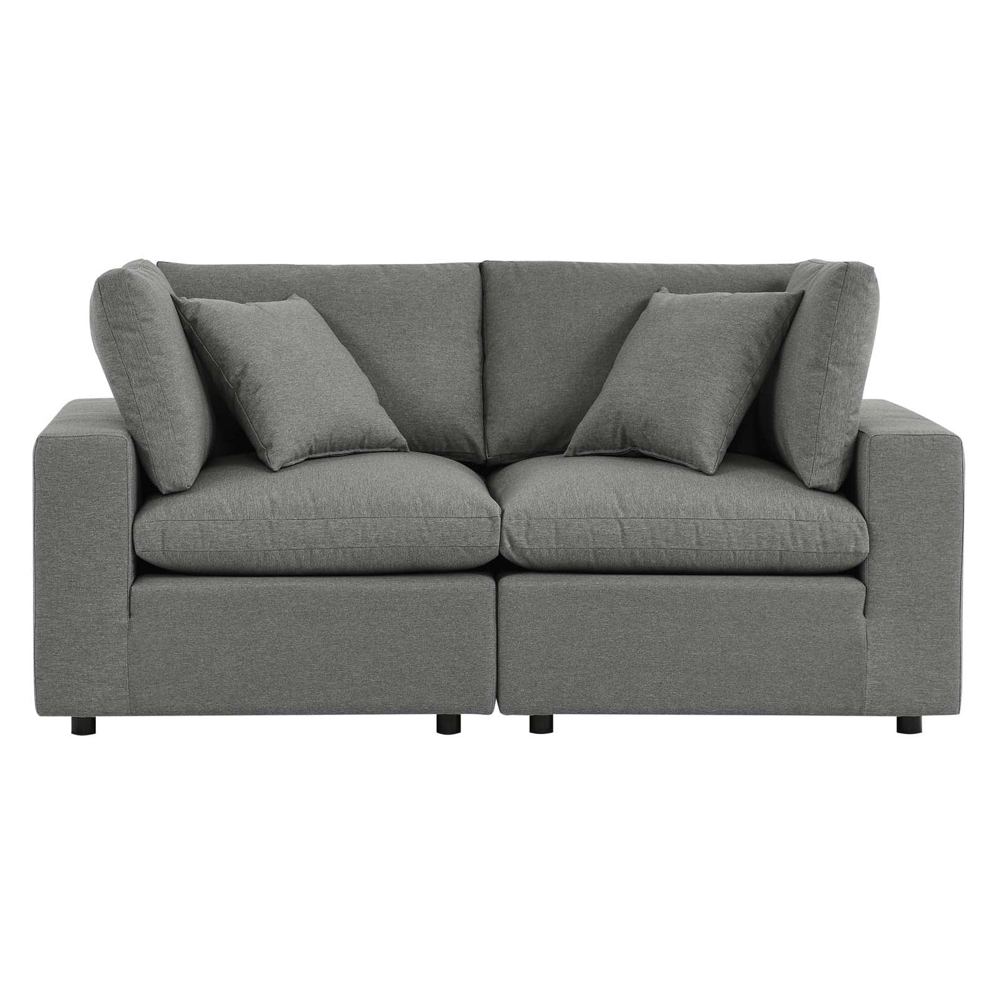 Modway Commix Overstuffed Outdoor Patio Loveseat | Outdoor Sofas, Loveseats & Sectionals | 