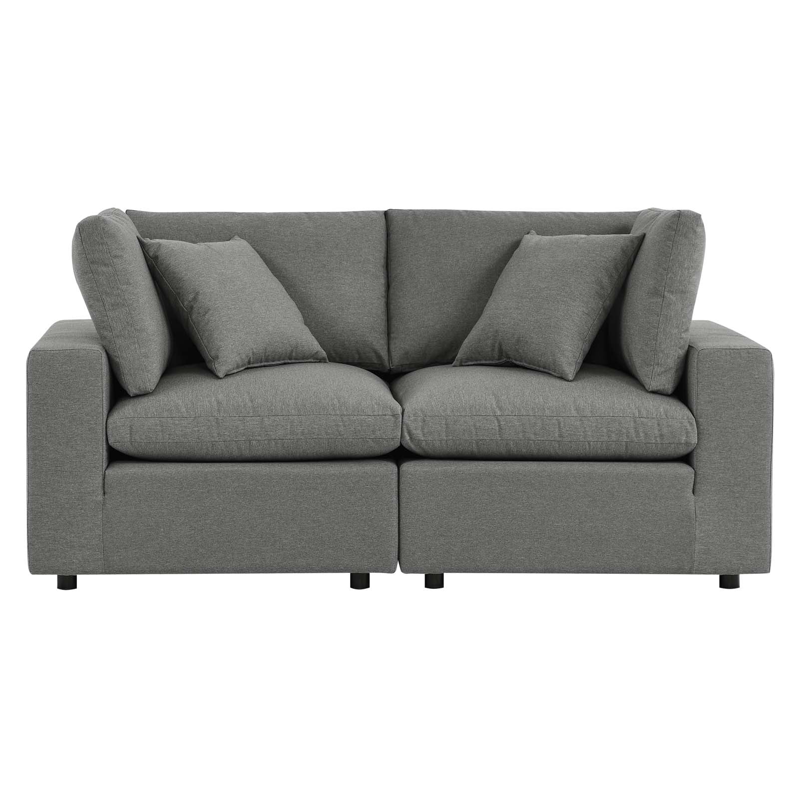 Modway Commix Overstuffed Outdoor Patio Loveseat | Outdoor Sofas, Loveseats & Sectionals | 