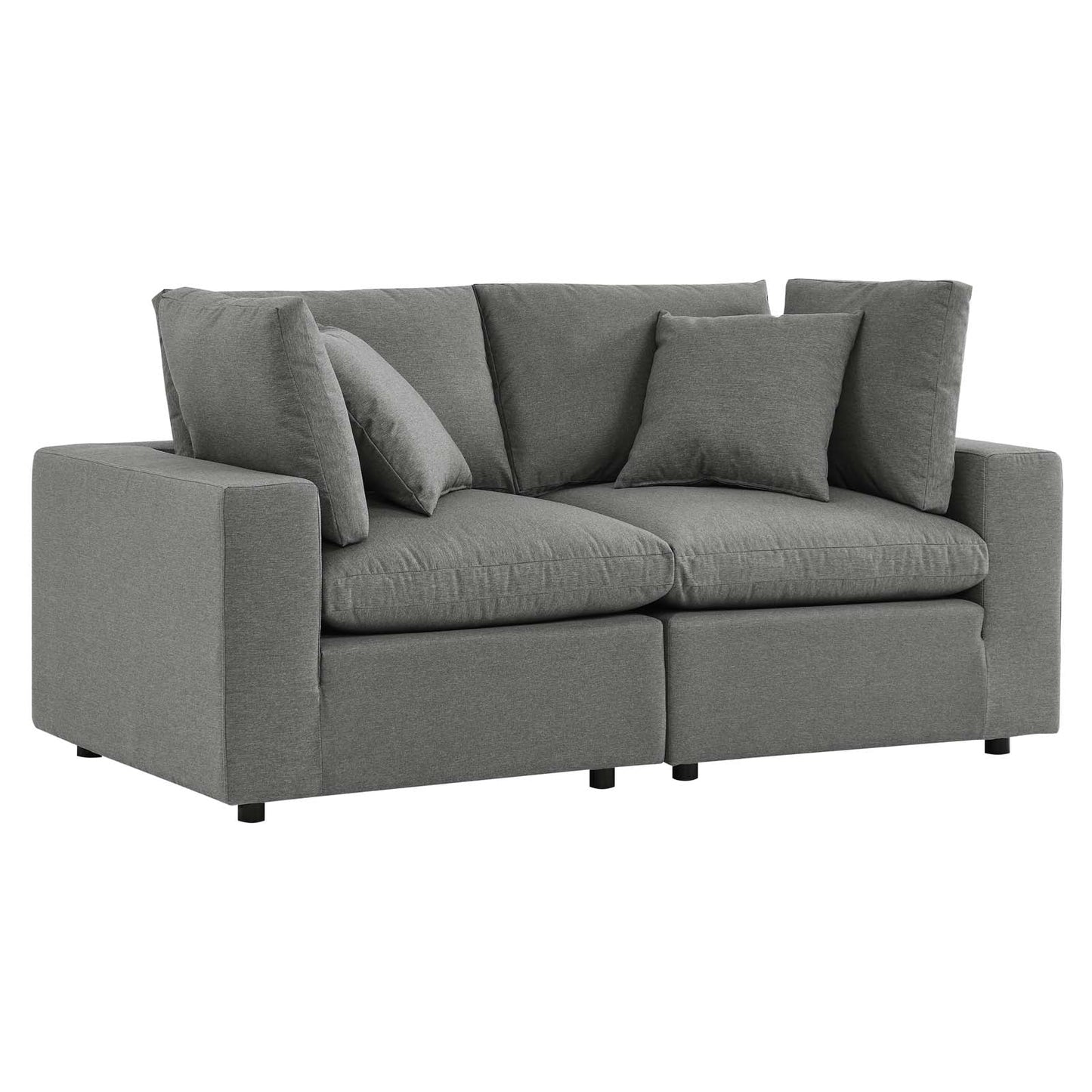 Modway Commix Overstuffed Outdoor Patio Loveseat | Outdoor Sofas, Loveseats & Sectionals | 