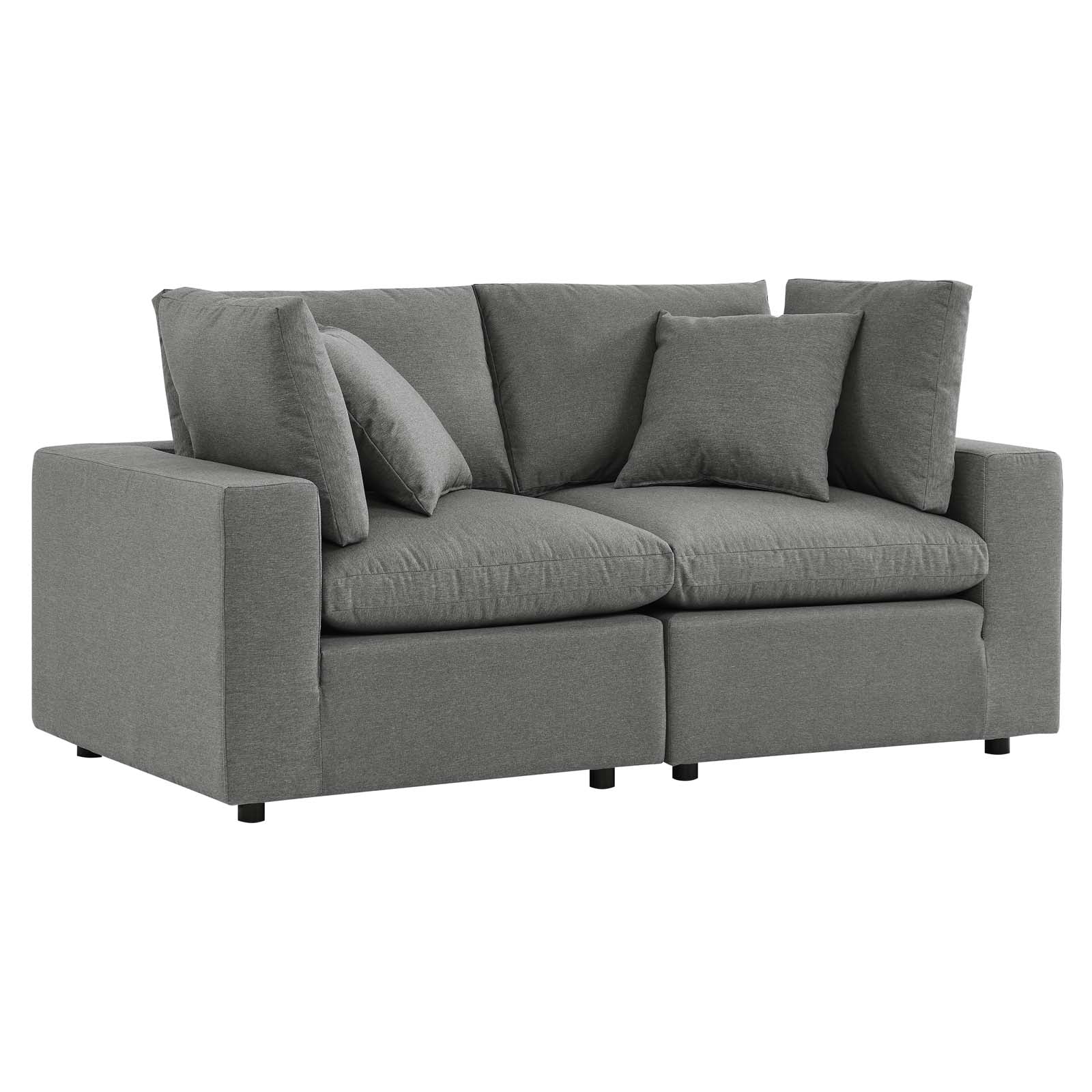 Modway Commix Overstuffed Outdoor Patio Loveseat | Outdoor Sofas, Loveseats & Sectionals | 