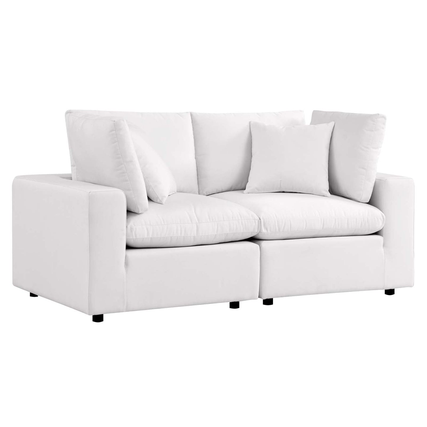 Modway Commix Overstuffed Outdoor Patio Loveseat | Outdoor Sofas, Loveseats & Sectionals | 