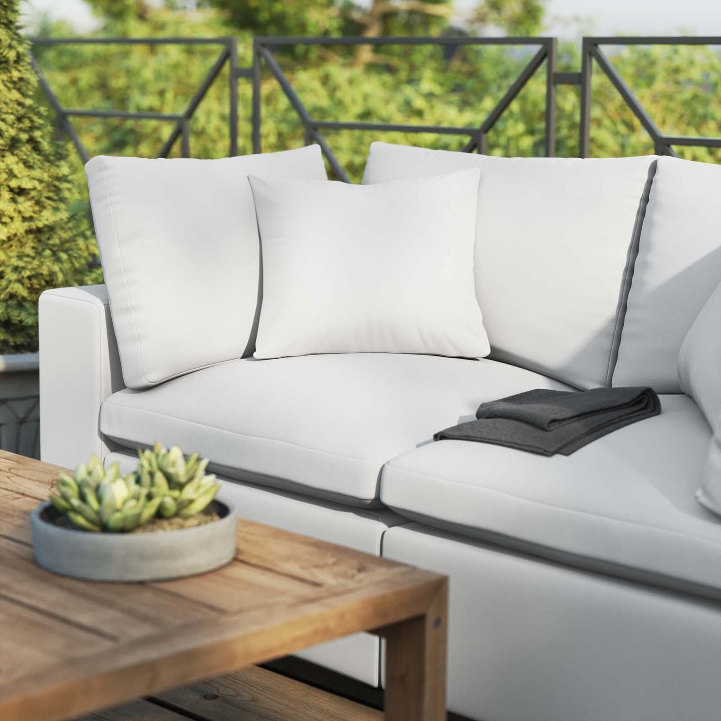 Modway Commix Overstuffed Outdoor Patio Loveseat | Outdoor Sofas, Loveseats & Sectionals | 