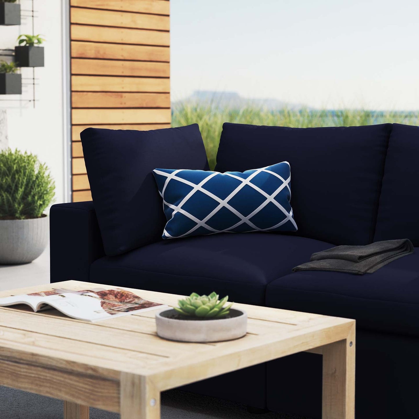 Modway Commix Sunbrella® Outdoor Patio Loveseat | Outdoor Sofas, Loveseats & Sectionals