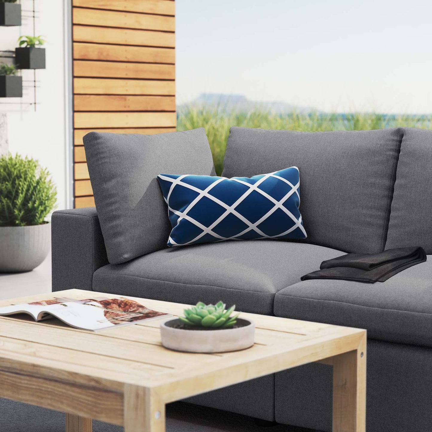Modway Commix Sunbrella® Outdoor Patio Loveseat | Outdoor Sofas, Loveseats & Sectionals | 