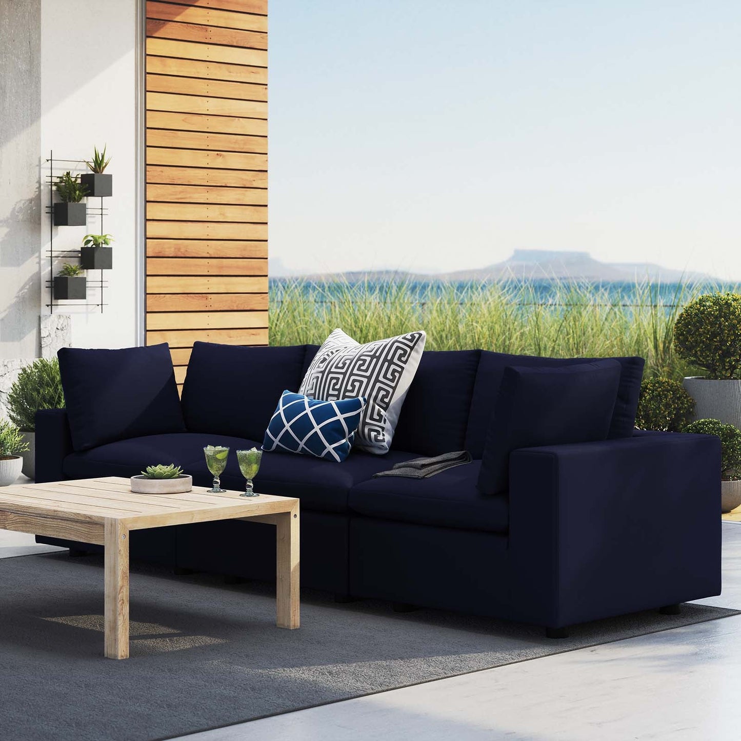 Modway Commix  Sunbrella® Outdoor Patio Sofa | Outdoor Sofas, Loveseats & Sectionals