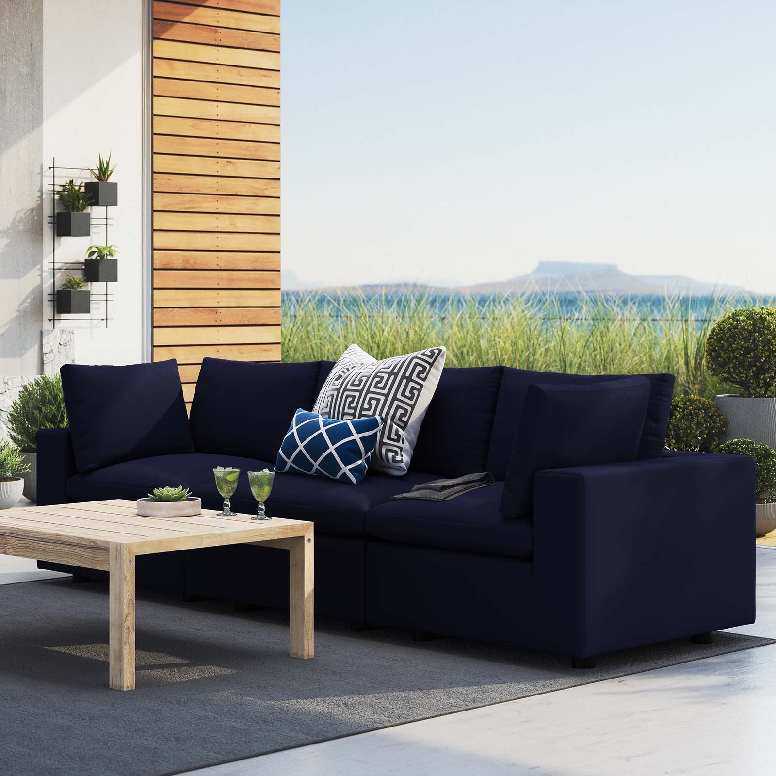 Modway Commix  Sunbrella® Outdoor Patio Sofa | Outdoor Sofas, Loveseats & Sectionals