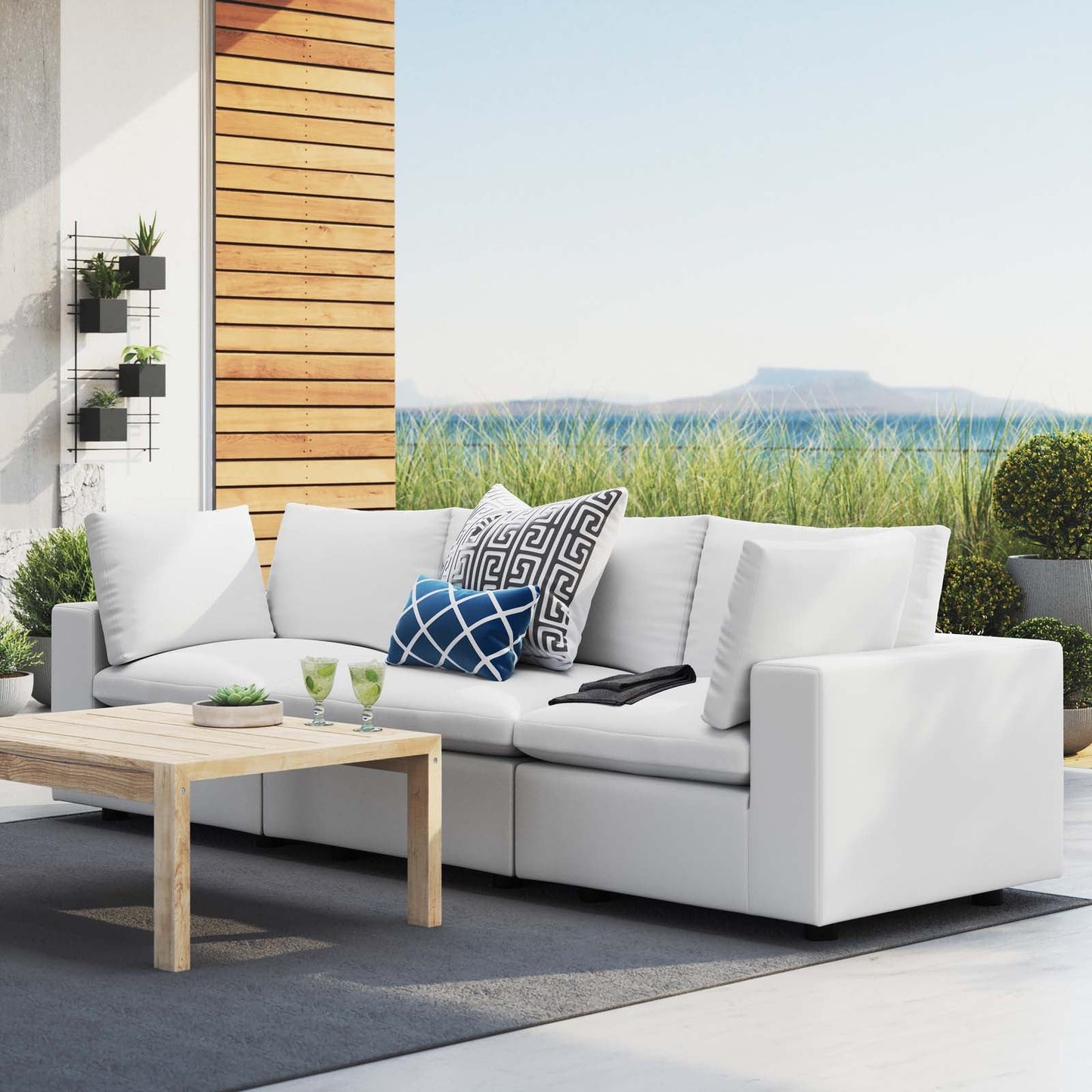 Modway Commix  Sunbrella® Outdoor Patio Sofa | Outdoor Sofas, Loveseats & Sectionals | 