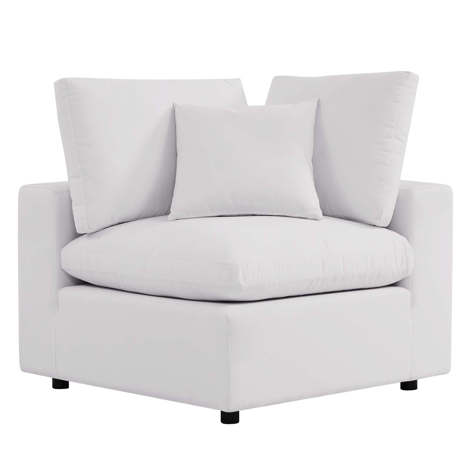 Modway Commix 4-Piece Outdoor Patio Sectional Sofa | Outdoor Sofas, Loveseats & Sectionals | 