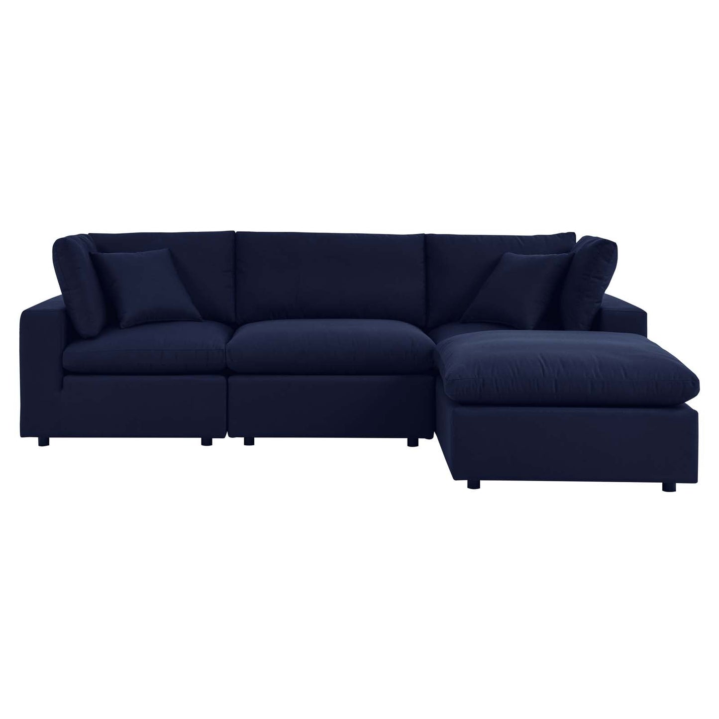 Modway Commix 4-Piece Sunbrella® Outdoor Patio Sectional Sofa | Outdoor Sofas, Loveseats & Sectionals | 