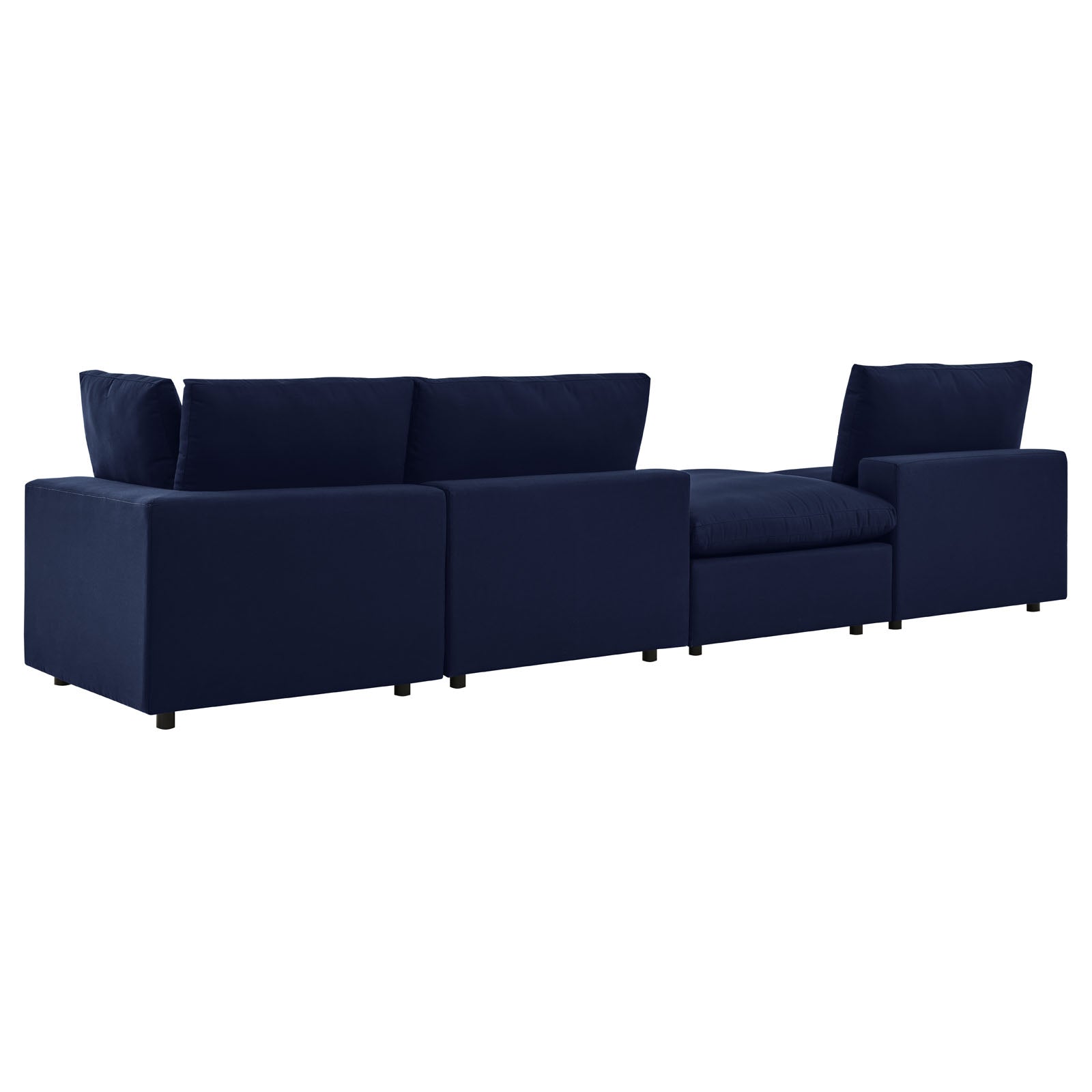 Modway Commix 4-Piece Sunbrella® Outdoor Patio Sectional Sofa | Outdoor Sofas, Loveseats & Sectionals | 