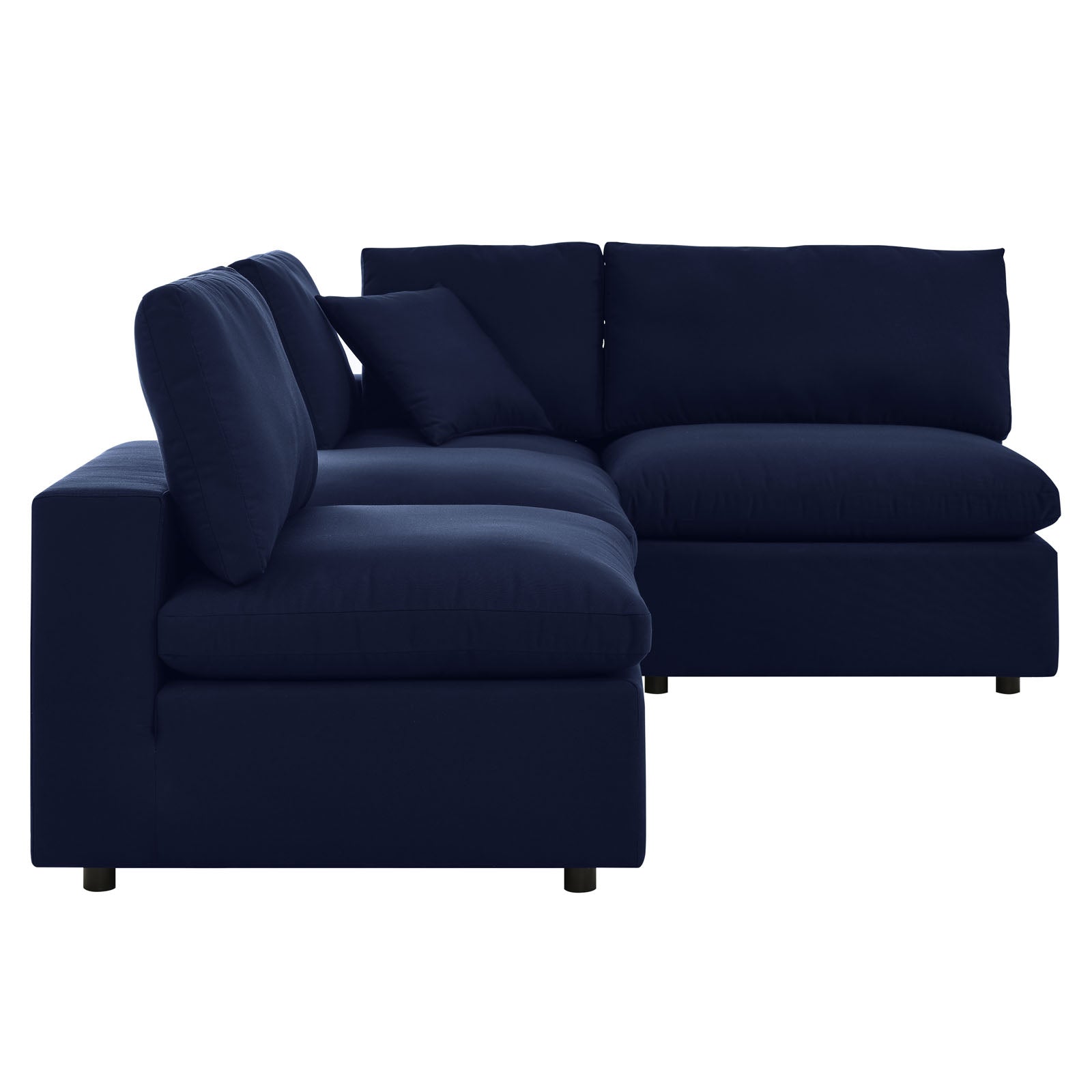 Modway Commix 4-Piece Sunbrella® Outdoor Patio Sectional Sofa | Outdoor Sofas, Loveseats & Sectionals | 