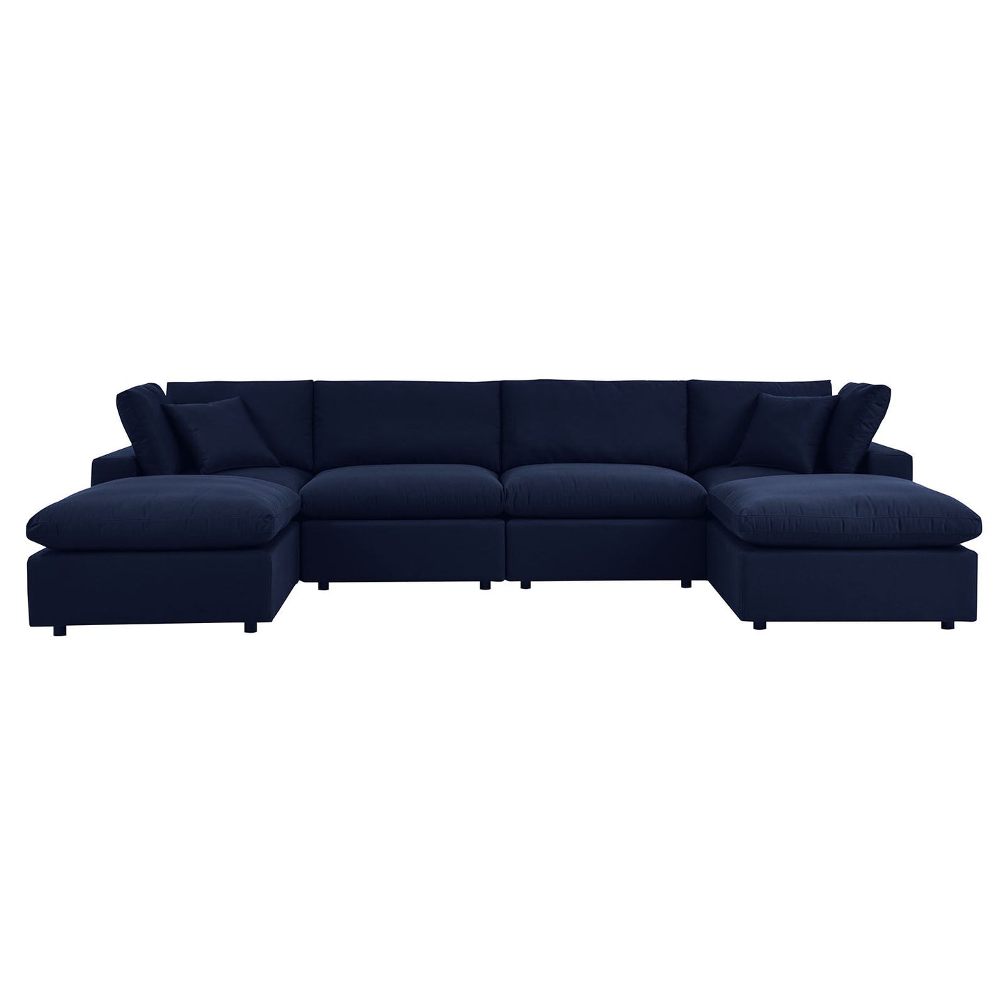 Modway Commix 6-Piece Sunbrella® Outdoor Patio Sectional Sofa | Outdoor Sofas, Loveseats & Sectionals | 