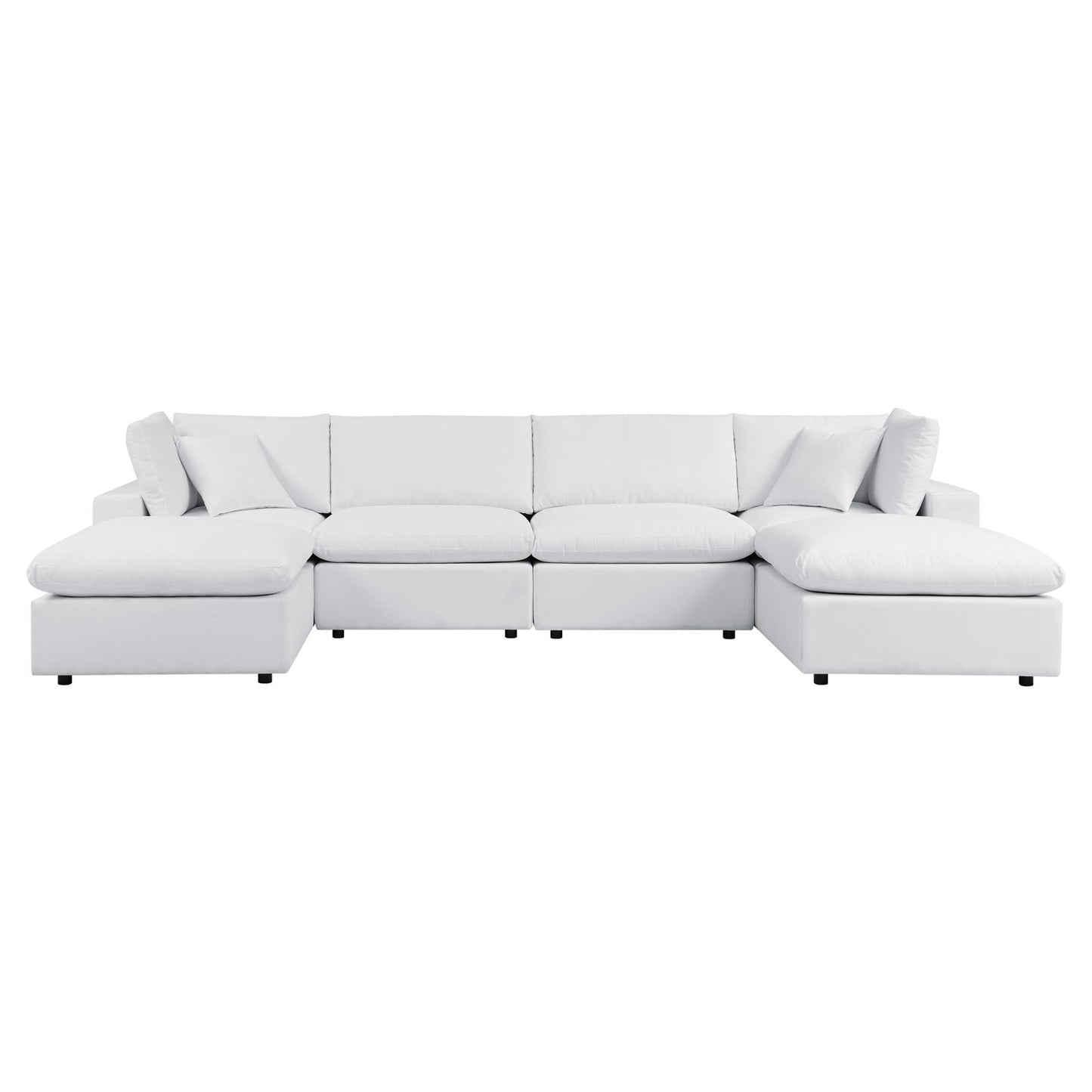 Modway Commix 6-Piece Sunbrella® Outdoor Patio Sectional Sofa | Outdoor Sofas, Loveseats & Sectionals | 