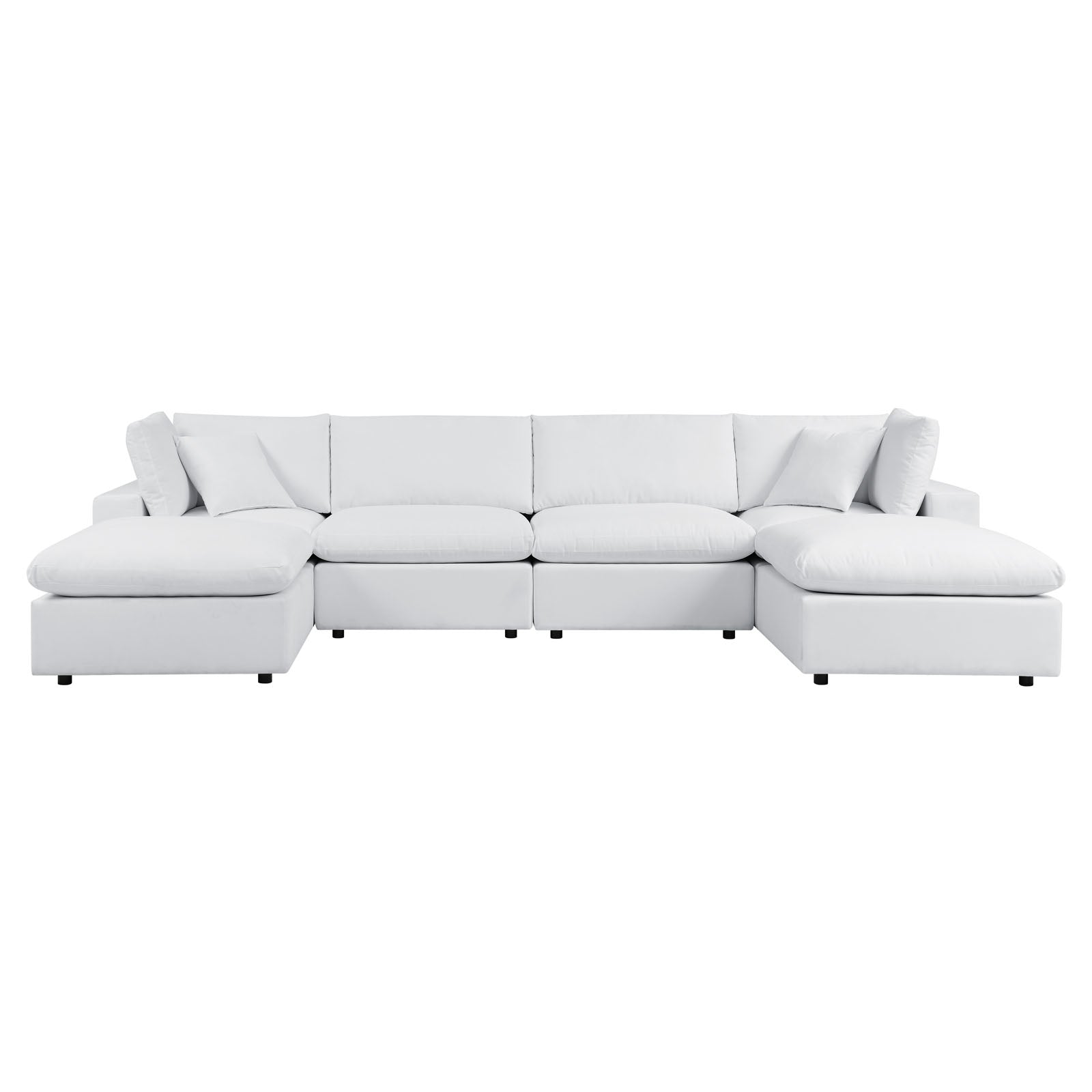 Modway Commix 6-Piece Sunbrella® Outdoor Patio Sectional Sofa | Outdoor Sofas, Loveseats & Sectionals | 