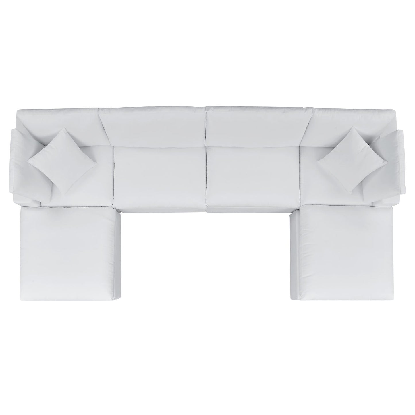 Modway Commix 6-Piece Sunbrella® Outdoor Patio Sectional Sofa | Outdoor Sofas, Loveseats & Sectionals | 