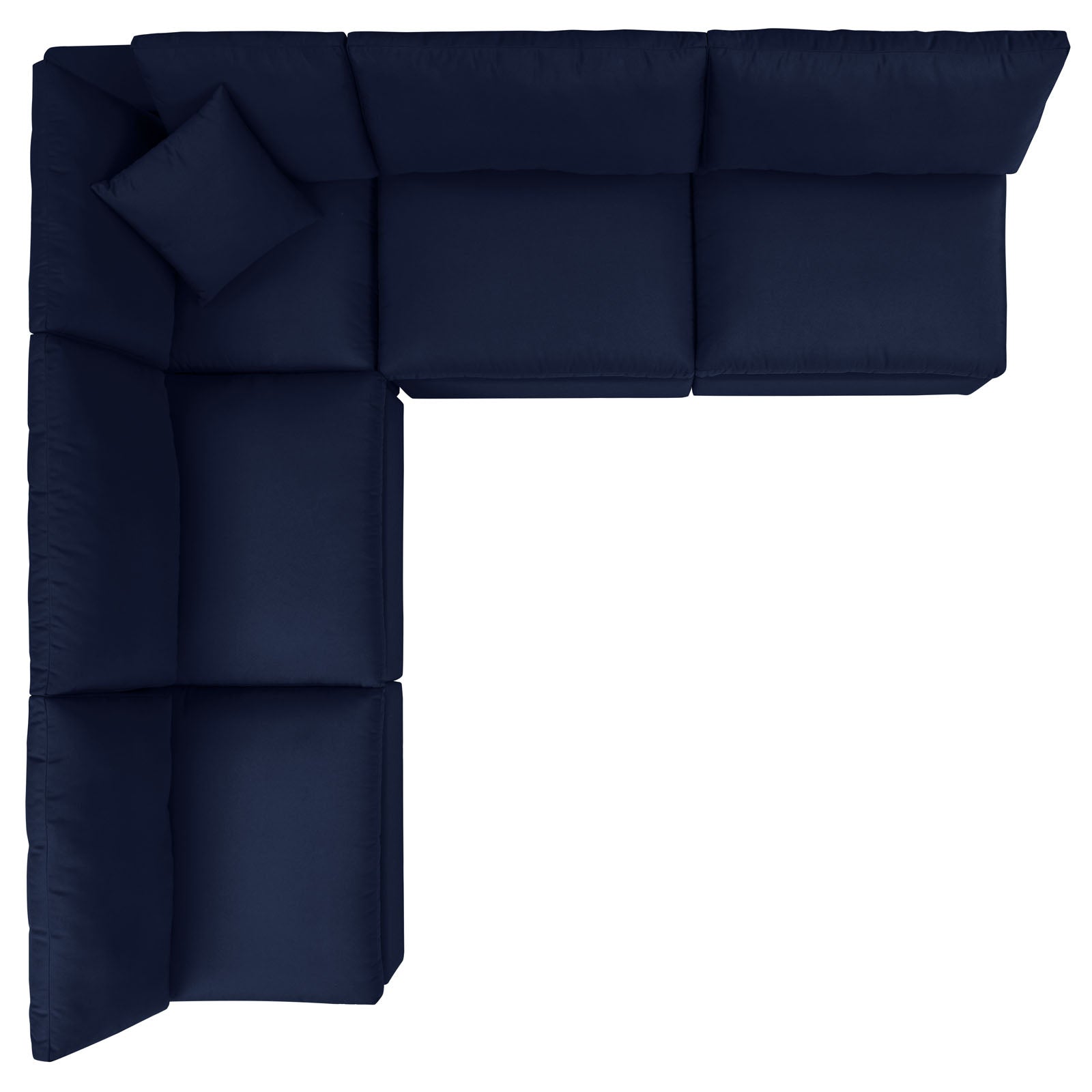 Modway Commix 5-Piece Sunbrella® Outdoor Patio Sectional Sofa | Outdoor Sofas, Loveseats & Sectionals | 