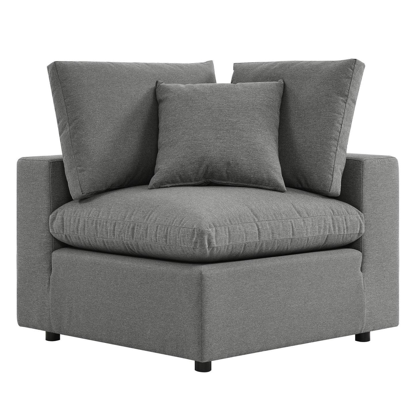 Modway Commix 5-Piece Outdoor Patio Sectional Sofa | Outdoor Sofas, Loveseats & Sectionals | 